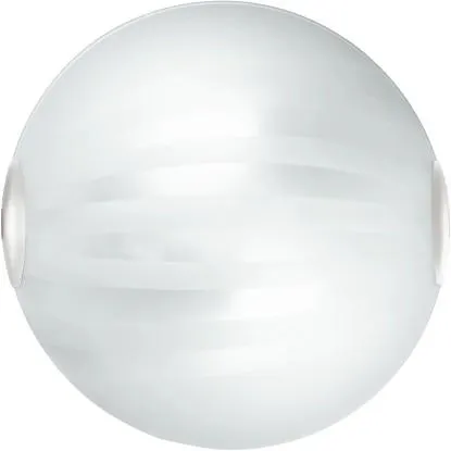 Plafoniera Kuna 30x30x11 cm bianco satinato