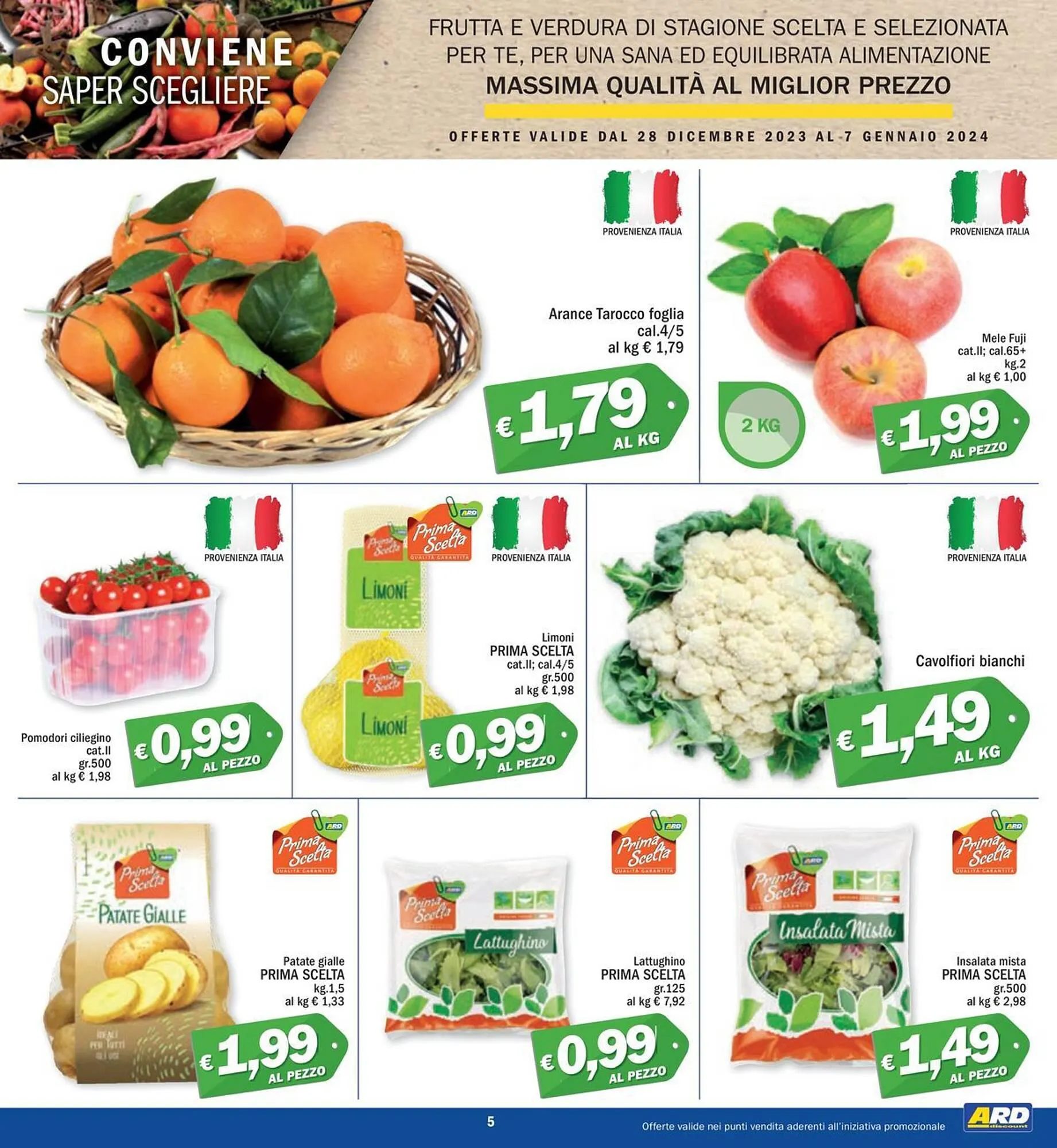 Volantino Ard Discount da 28 dicembre a 7 gennaio di 2024 - Pagina del volantino 5