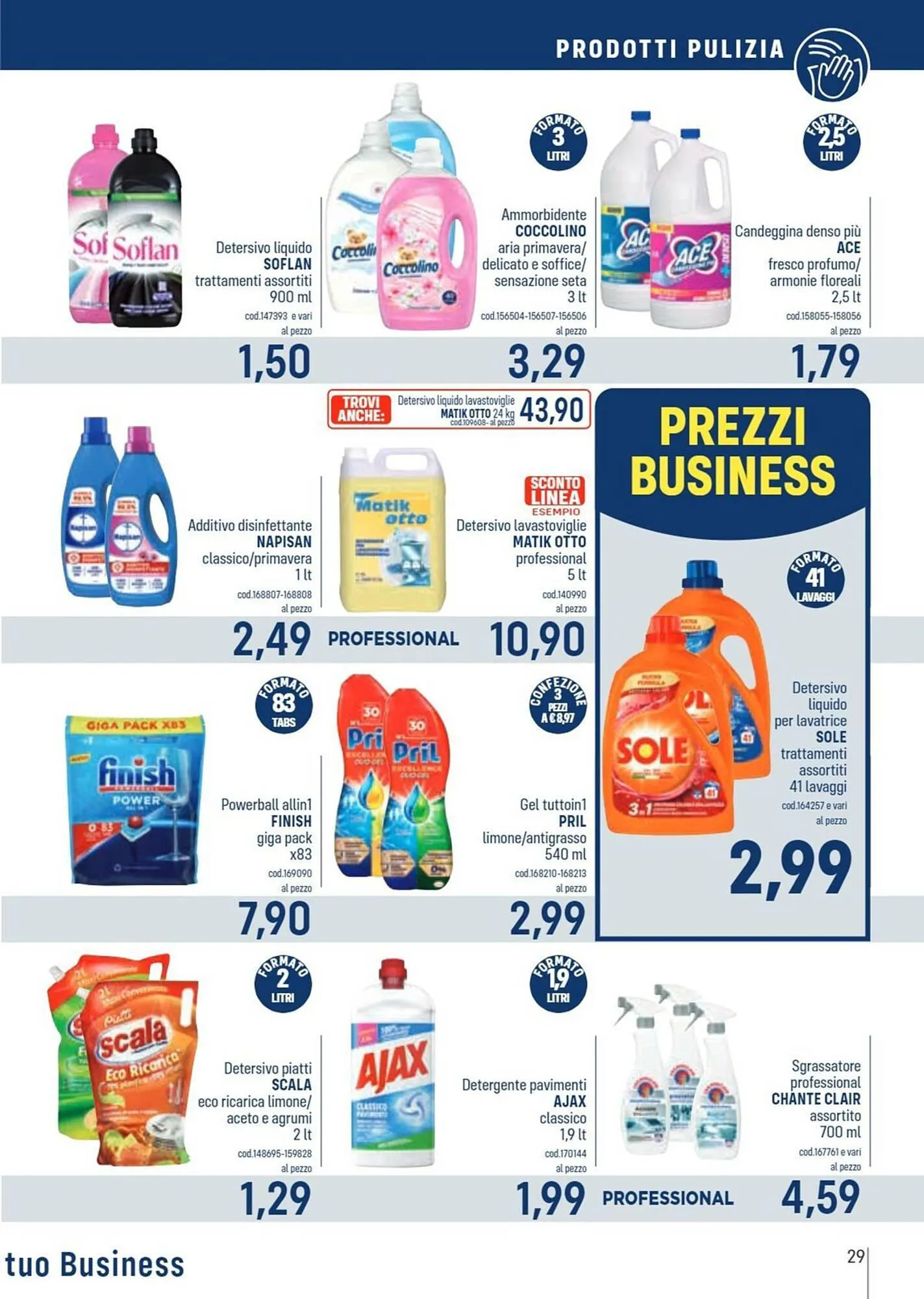 Volantino Talento Professional Store da 11 marzo a 24 marzo di 2024 - Pagina del volantino 29