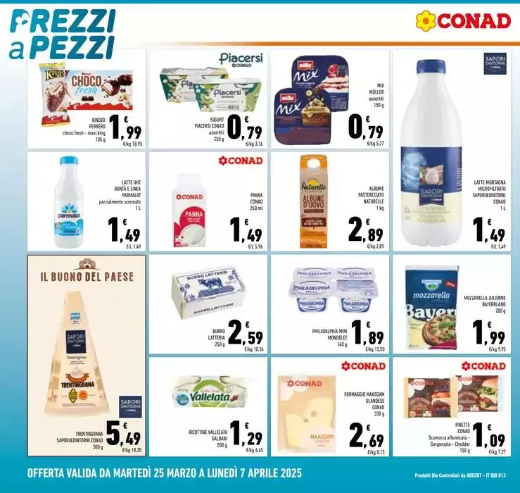 Prezzi a pezzi da 25 marzo a 7 aprile di 2025 - Pagina del volantino 12