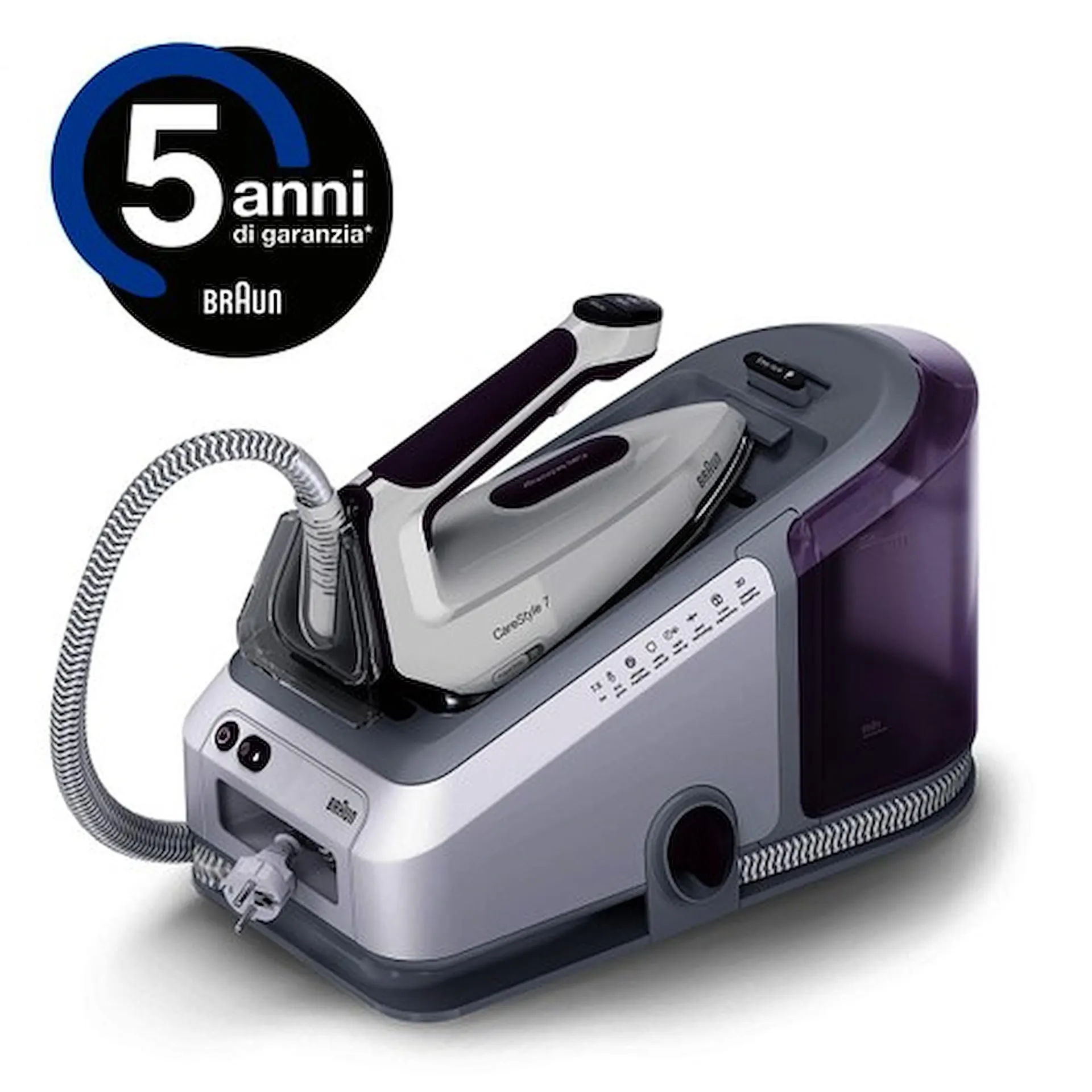 BRAUN - FERRO DA STIRO CON CALDAIA CARESTYLE 7 IS7266VI