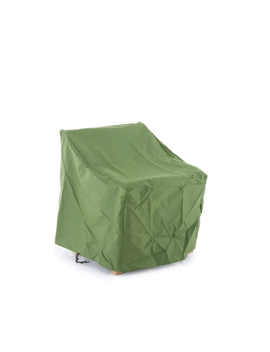 Copertura verde per sdraio Synthesis in teak