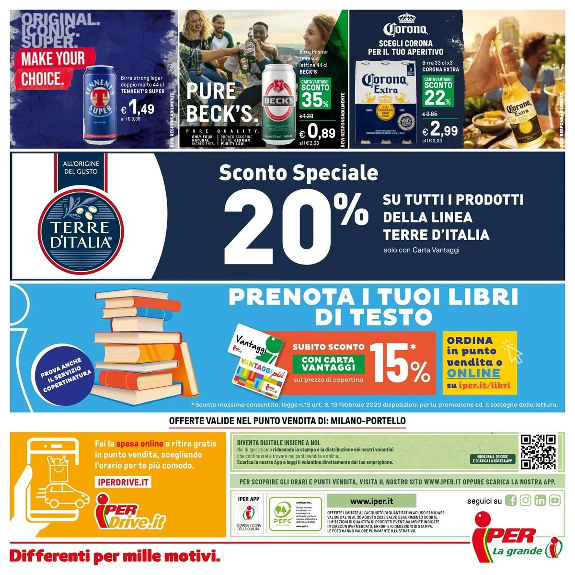 Volantino Iper La Grande da 18 agosto a 30 agosto di 2023 - Pagina del volantino 40