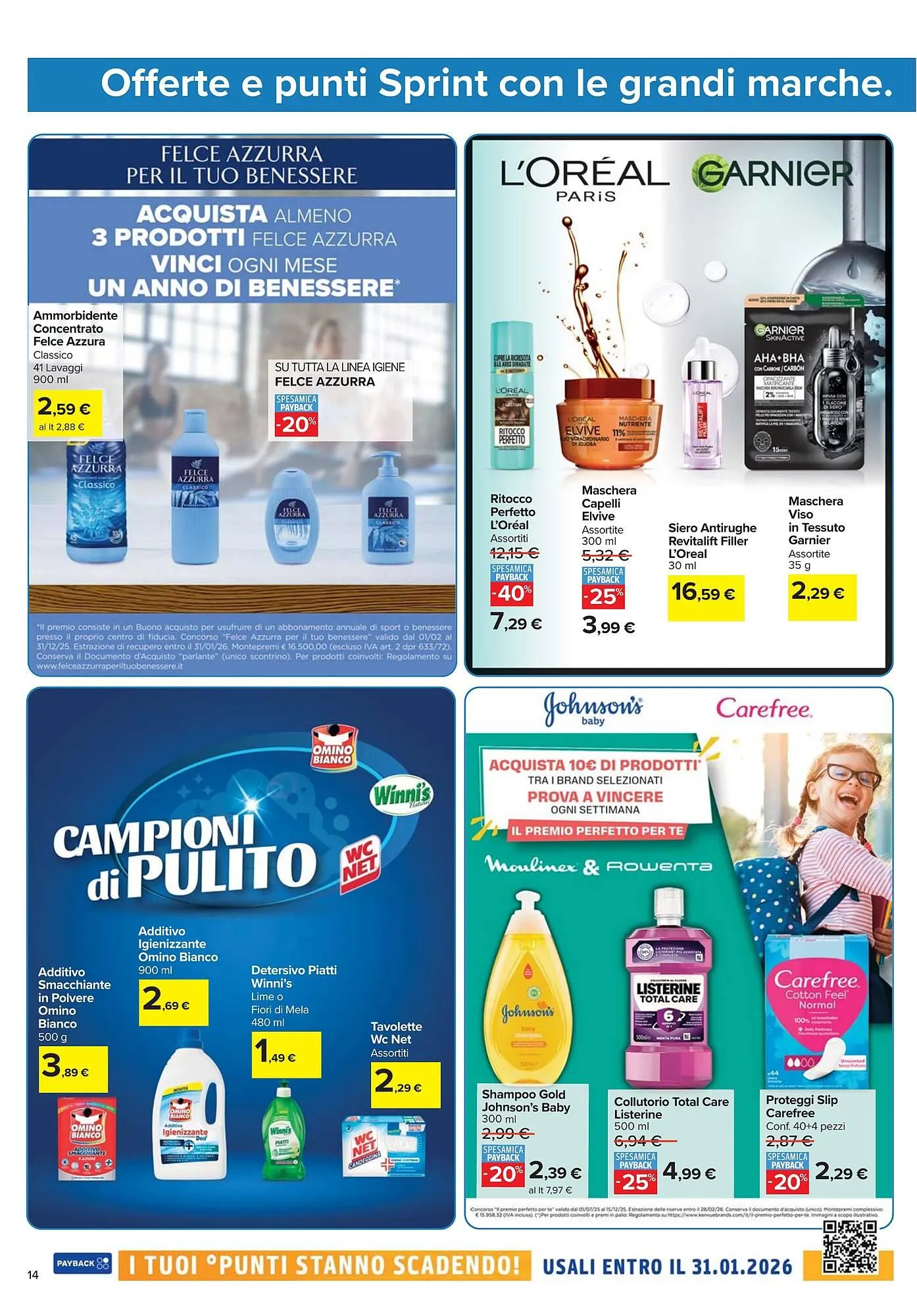 Volantino Carrefour Market da 26 settembre a 9 ottobre di 2025 - Pagina del volantino 14