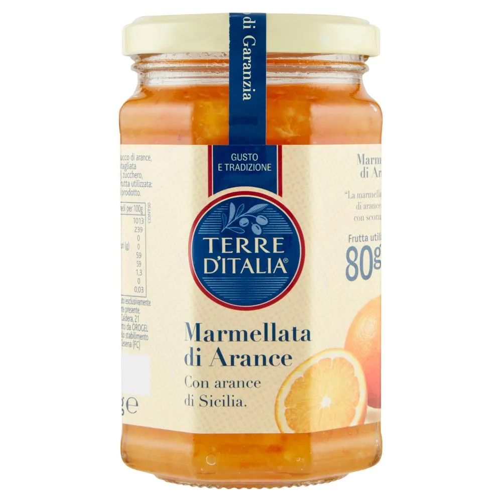 Terre d'Italia Marmellata di Arance con arance di Sicilia 340 g