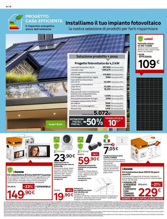 Progetti di primavera da Leroy Merlin! da 2 aprile a 5 maggio di 2025 - Pagina del volantino 14