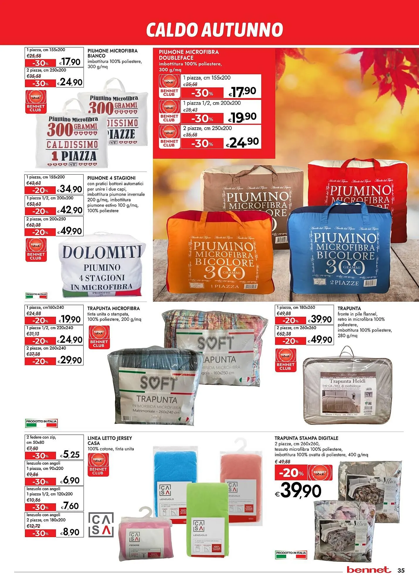 Volantino Bennet da 25 settembre a 8 ottobre di 2025 - Pagina del volantino 35