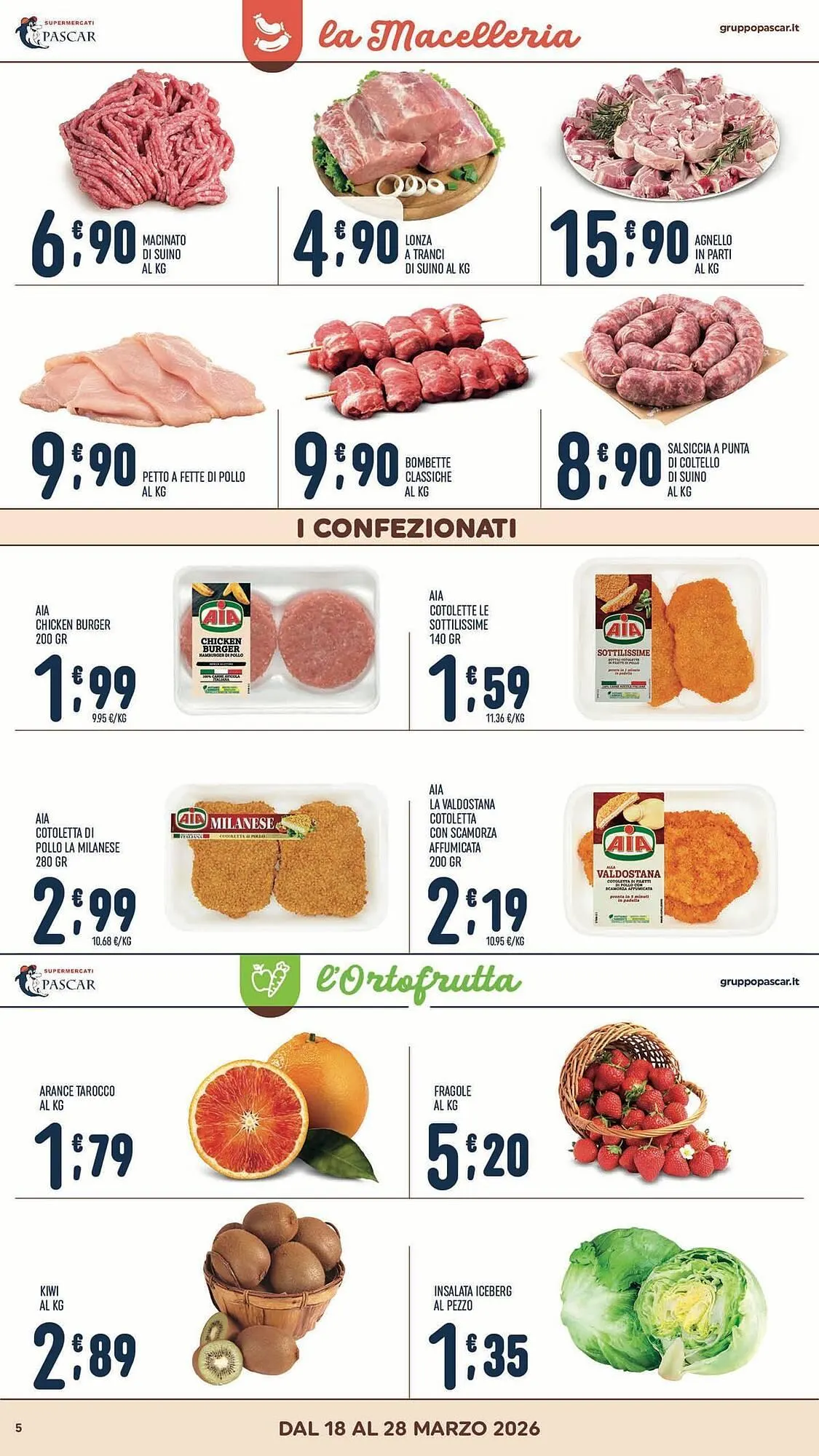 Volantino Gruppo Pascar da 18 marzo a 28 marzo di 2026 - Pagina del volantino 5