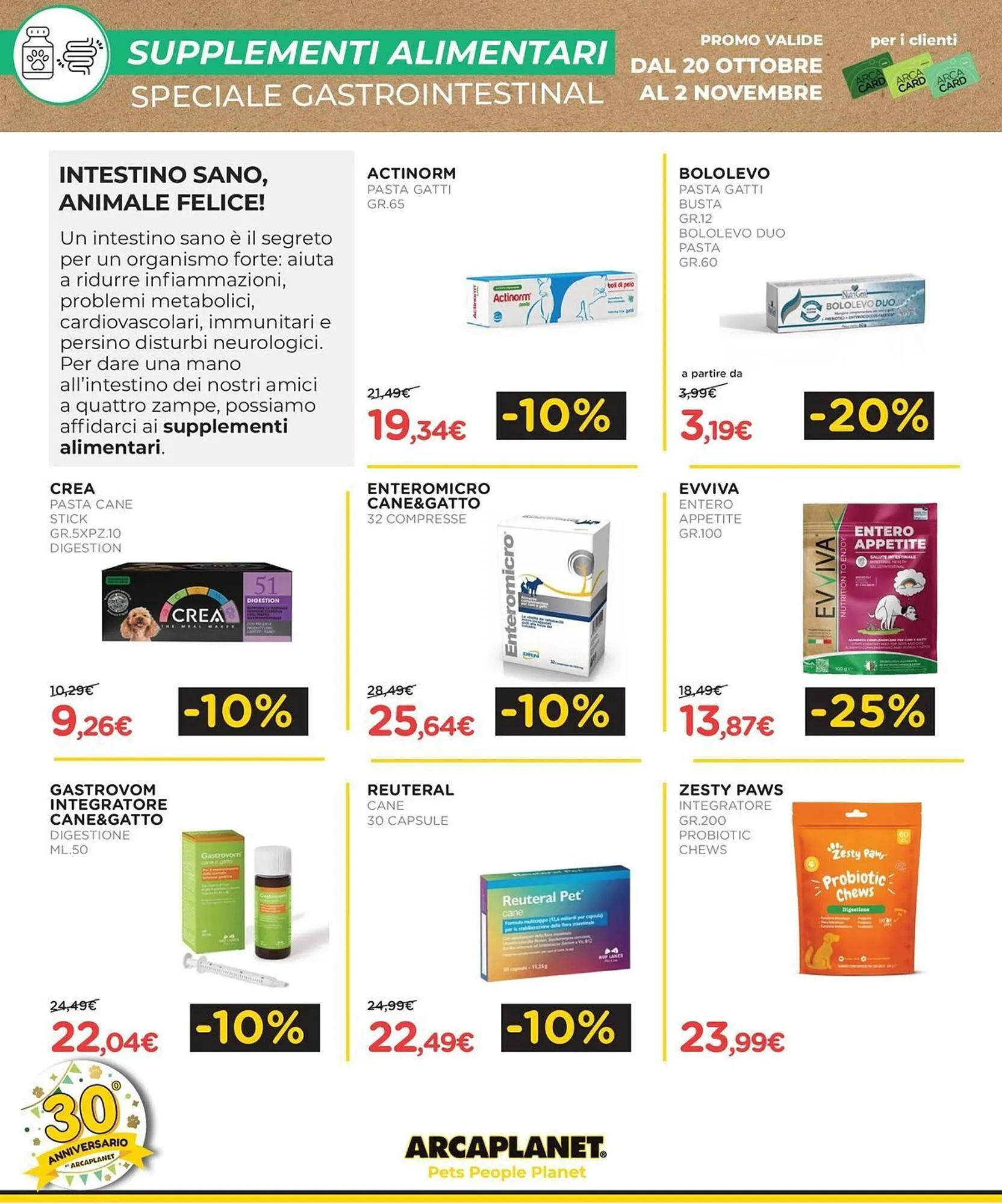 Volantino Arcaplanet da 20 ottobre a 2 novembre di 2025 - Pagina del volantino 18