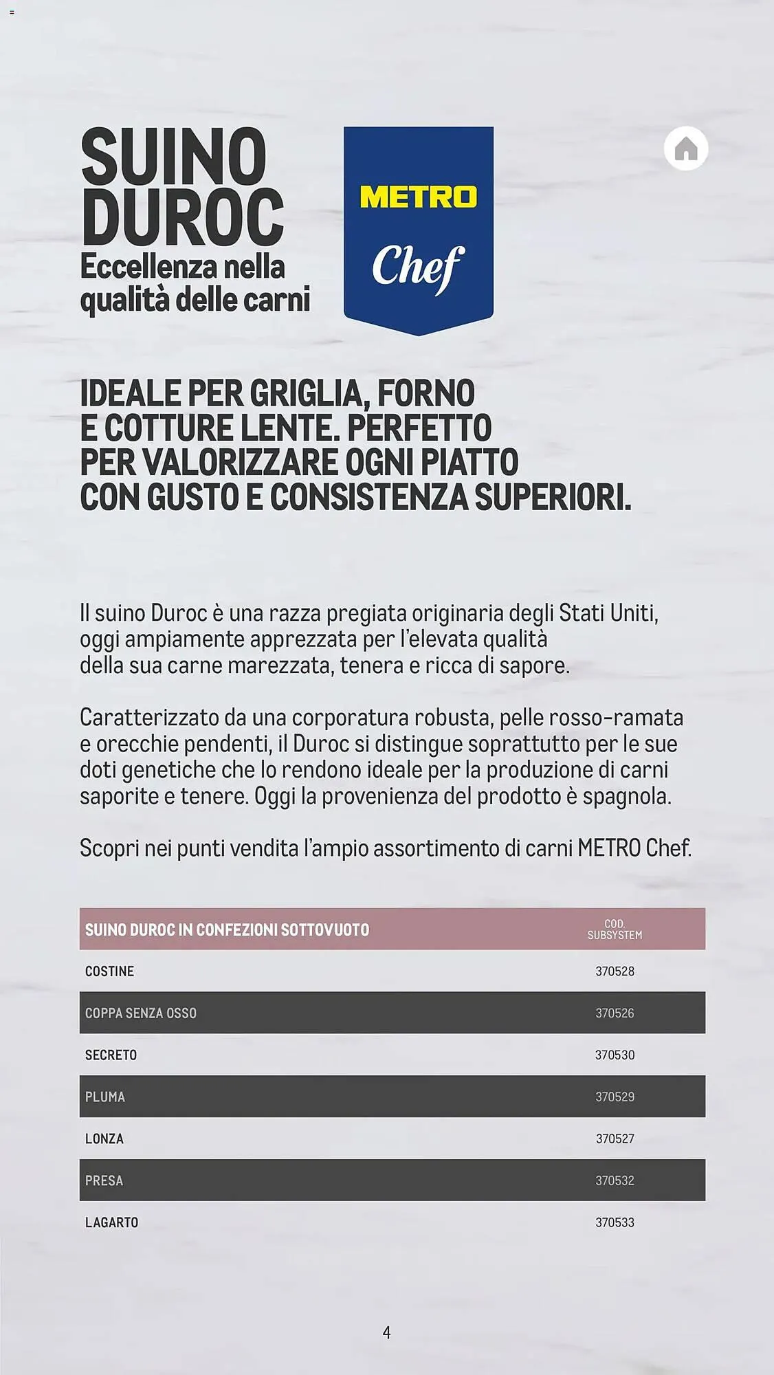 Volantino Metro da 26 novembre a 30 ottobre di 2026 - Pagina del volantino 4