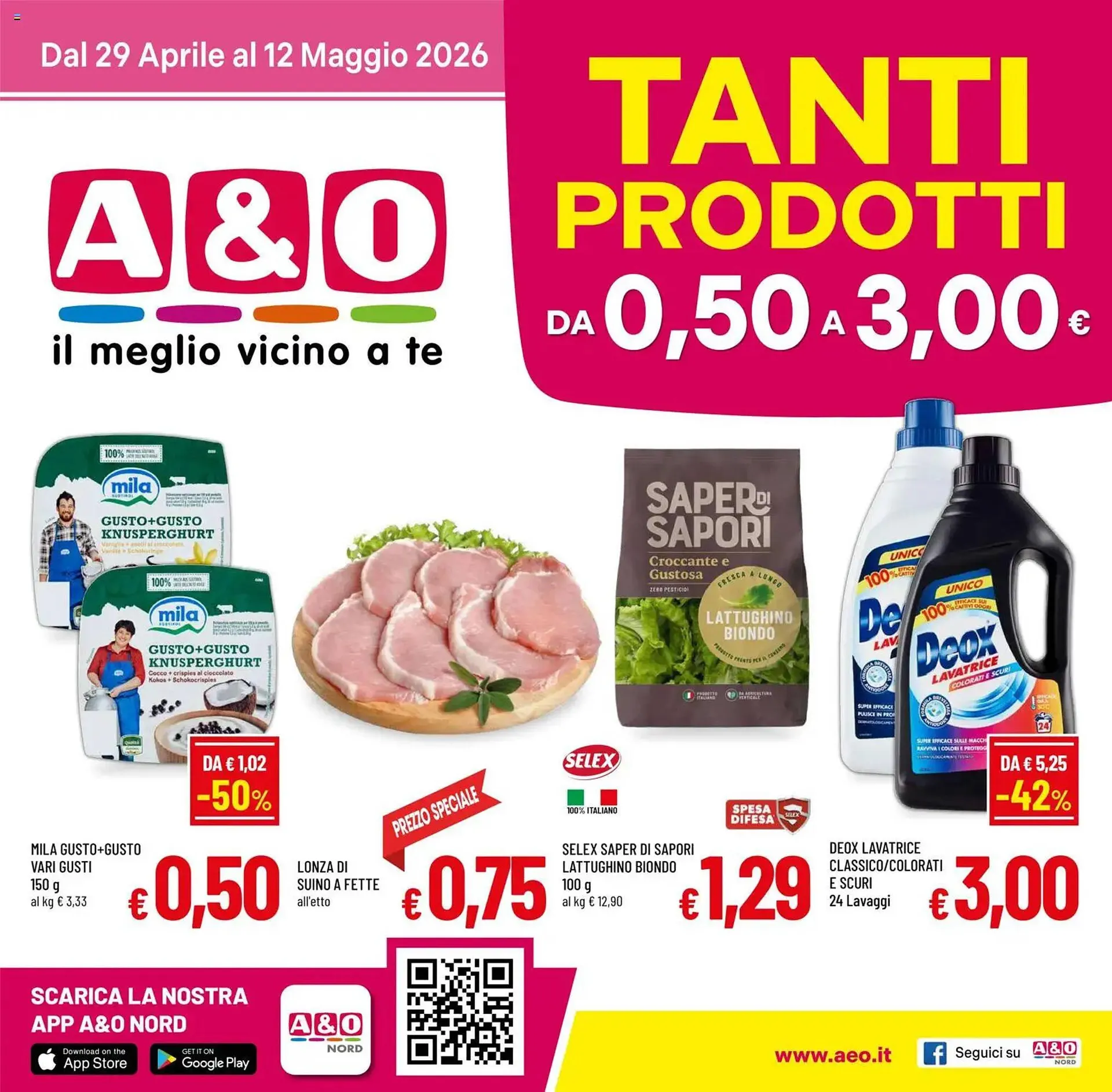 Volantino A&O da 29 aprile a 12 maggio di 2026 - Pagina del volantino 1