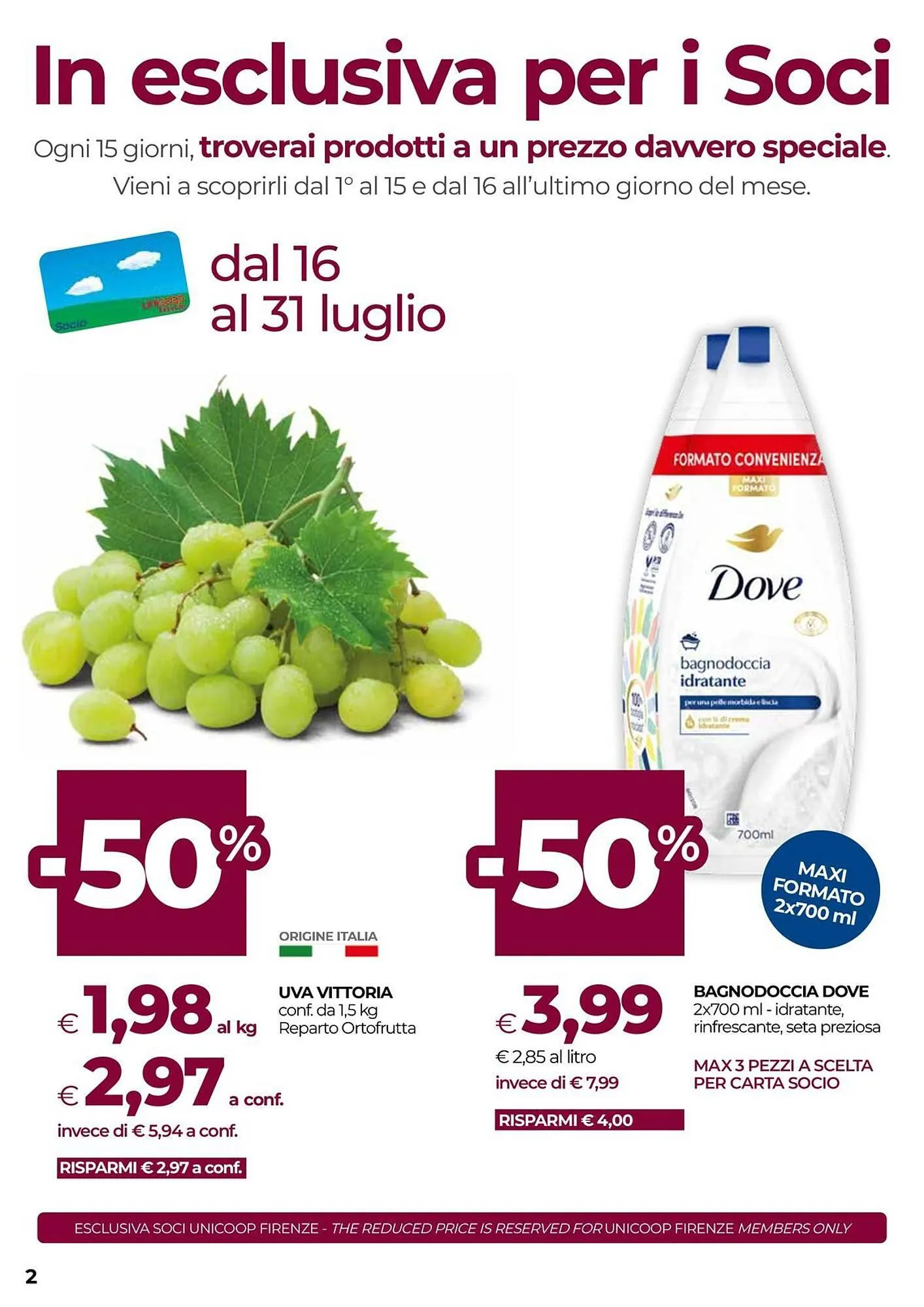 Volantino Unicoop da 24 luglio a 6 agosto di 2025 - Pagina del volantino 2