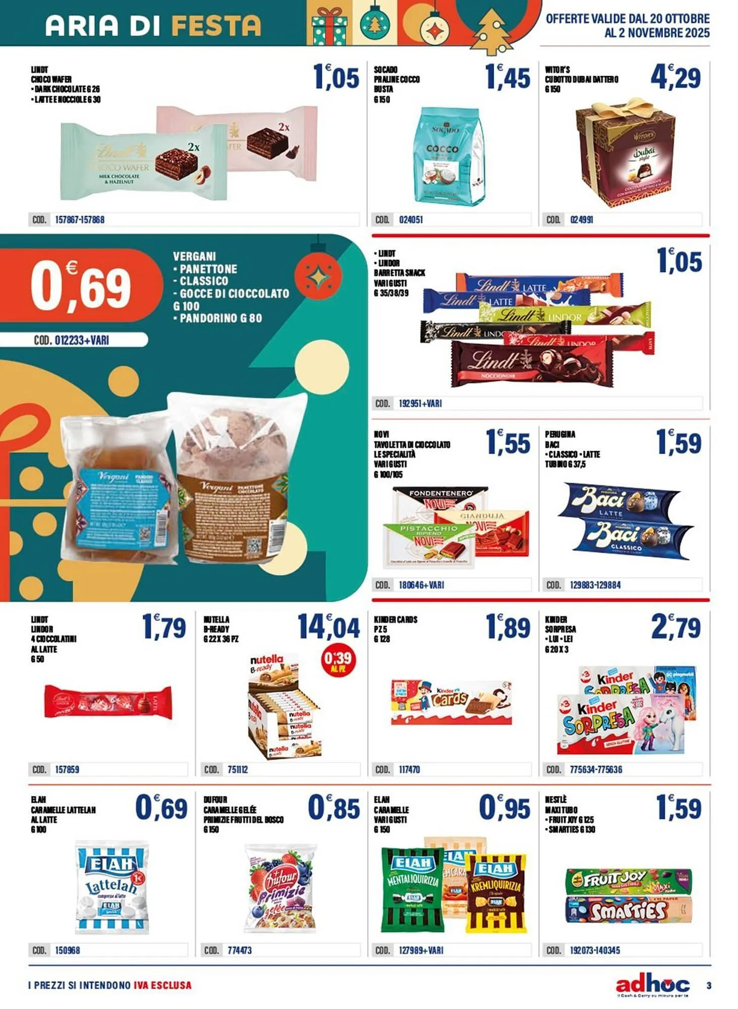 Volantino Adhoc da 20 ottobre a 2 novembre di 2025 - Pagina del volantino 3