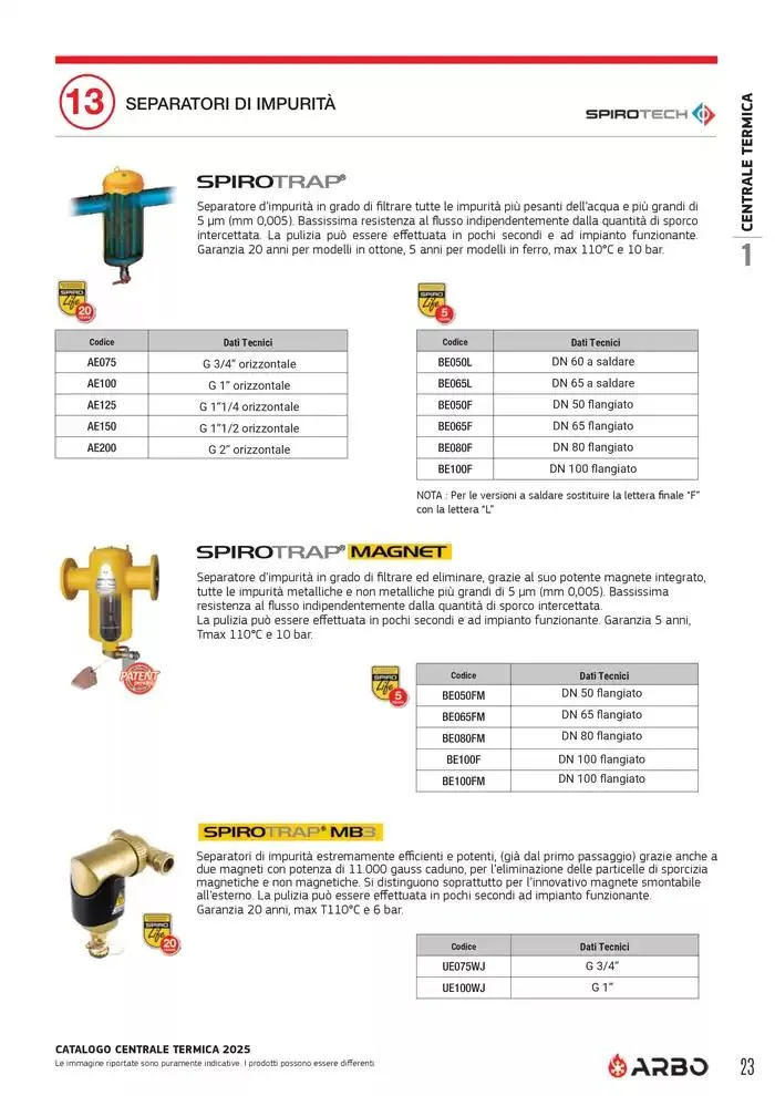 Catalogo Centrale termica 2025  da 8 aprile a 31 dicembre di 2025 - Pagina del volantino 23