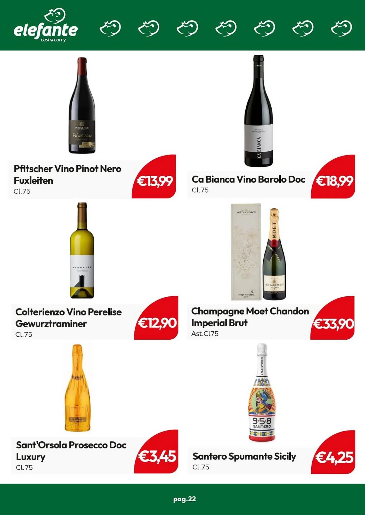Volantino Elefante Cash & Carry da 14 maggio a 24 maggio di 2026 - Pagina del volantino 22