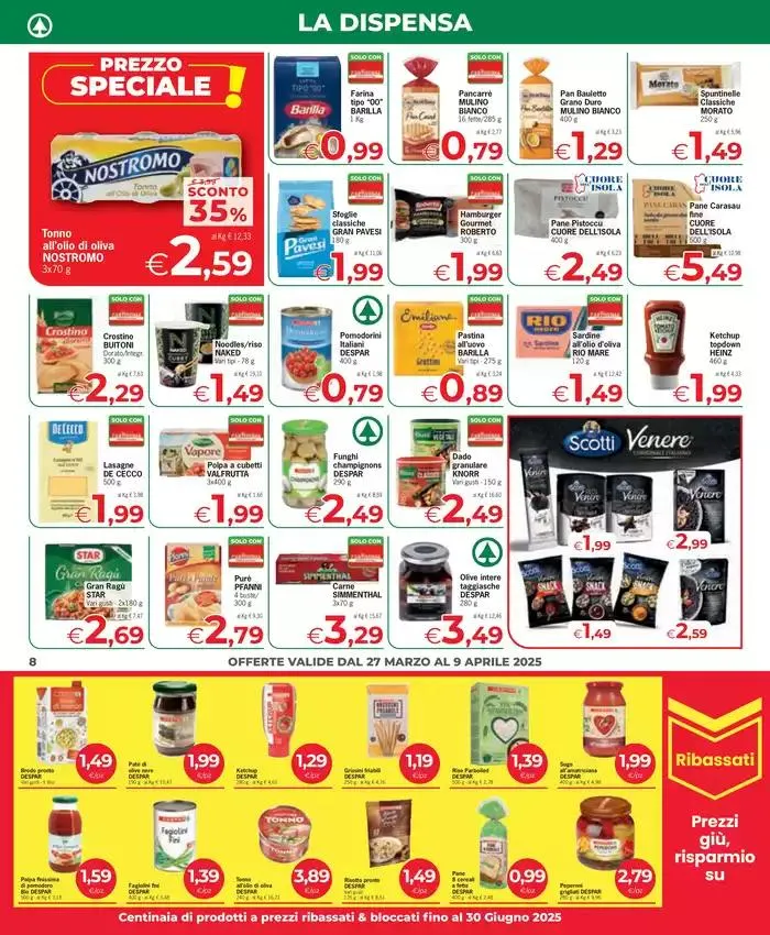 Sconti fino al 40% da 27 marzo a 9 aprile di 2025 - Pagina del volantino 8