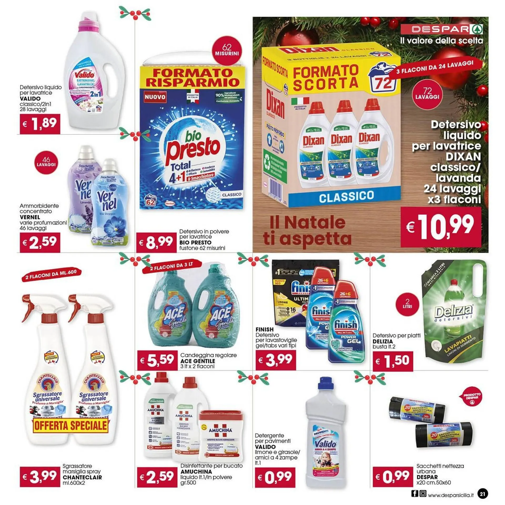 Volantino Despar da 15 dicembre a 26 dicembre di 2023 - Pagina del volantino 21