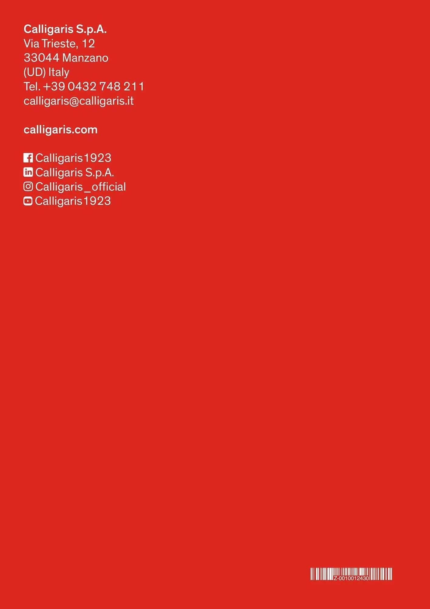 Volantino Calligaris da 5 agosto a 30 giugno di 2025 - Pagina del volantino 55