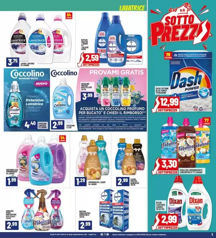 Sotto prezzo  da 25 gennaio a 9 febbraio di 2025 - Pagina del volantino 5
