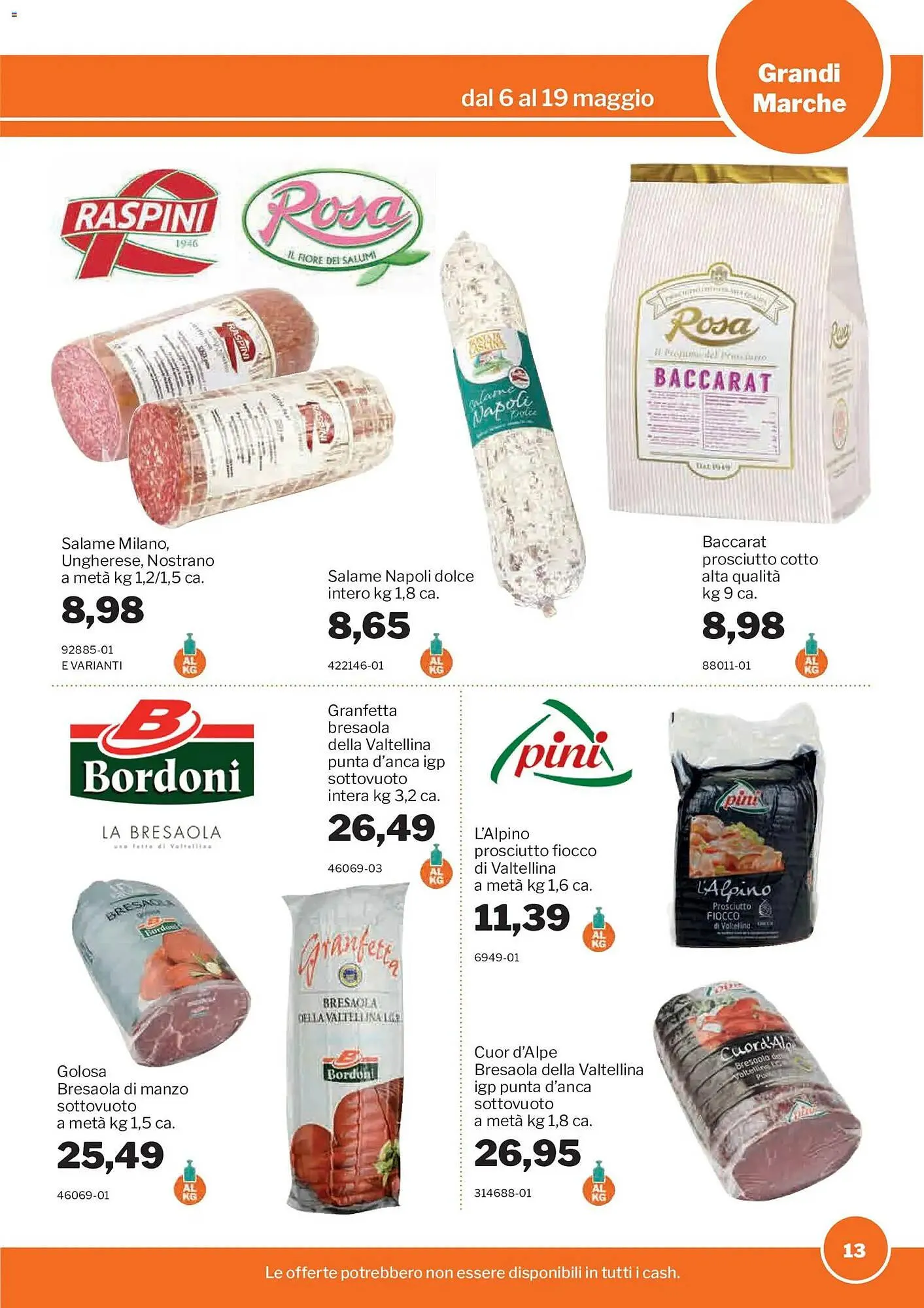 Volantino GrosMarket da 6 maggio a 19 maggio di 2026 - Pagina del volantino 13