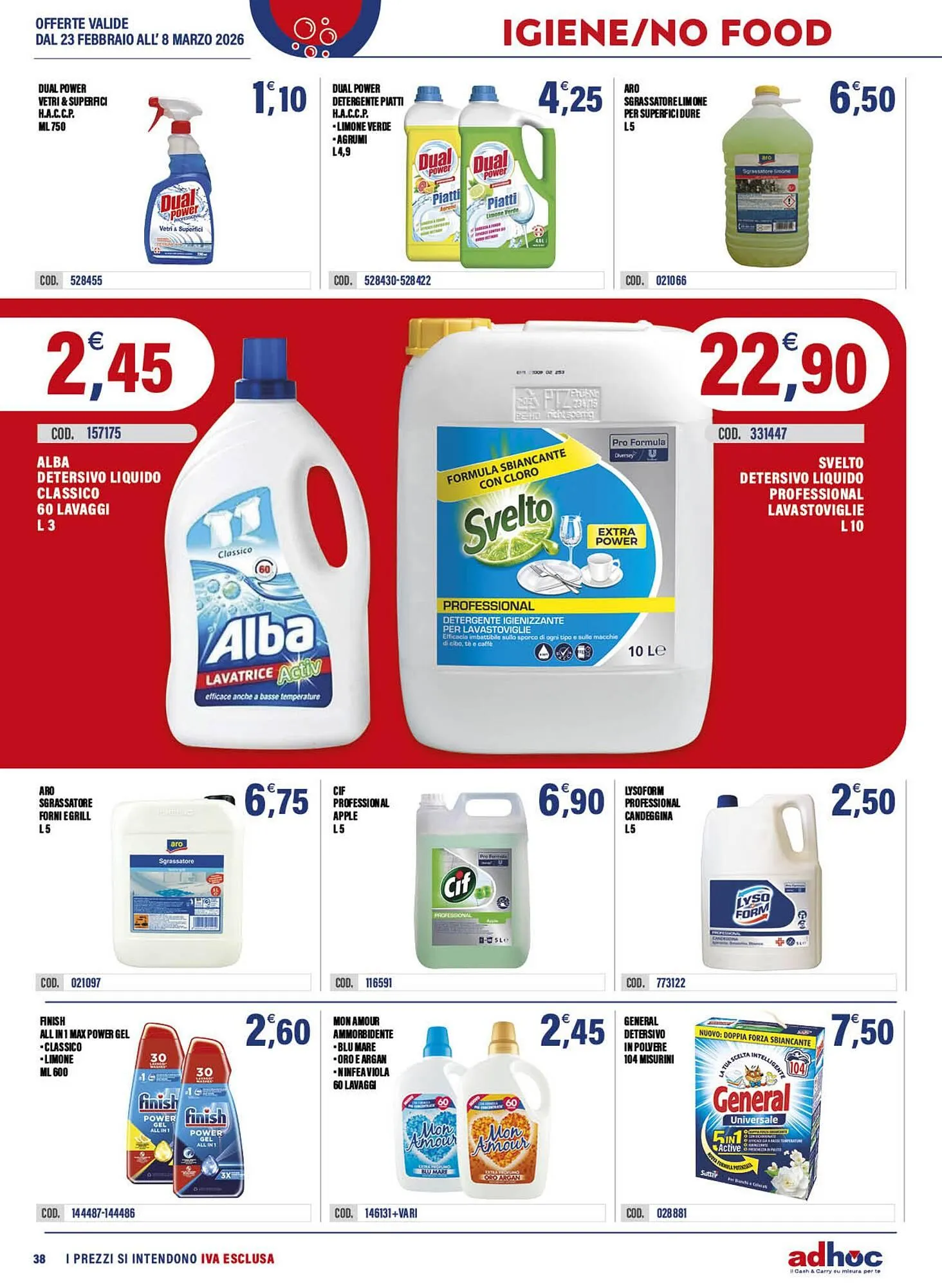 Volantino Adhoc da 23 febbraio a 8 marzo di 2026 - Pagina del volantino 38