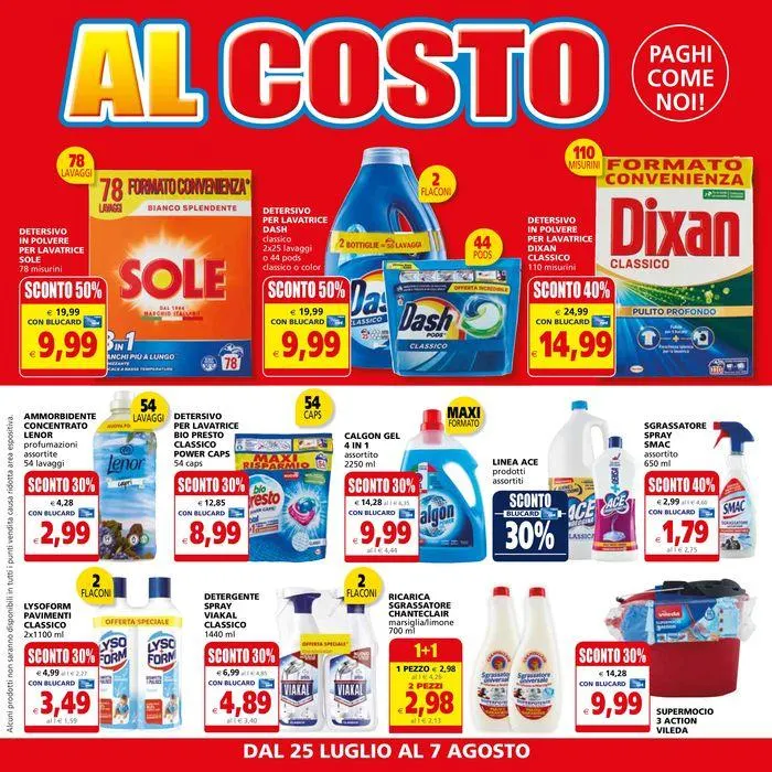 Al costo da 25 luglio a 7 agosto di 2024 - Pagina del volantino 18