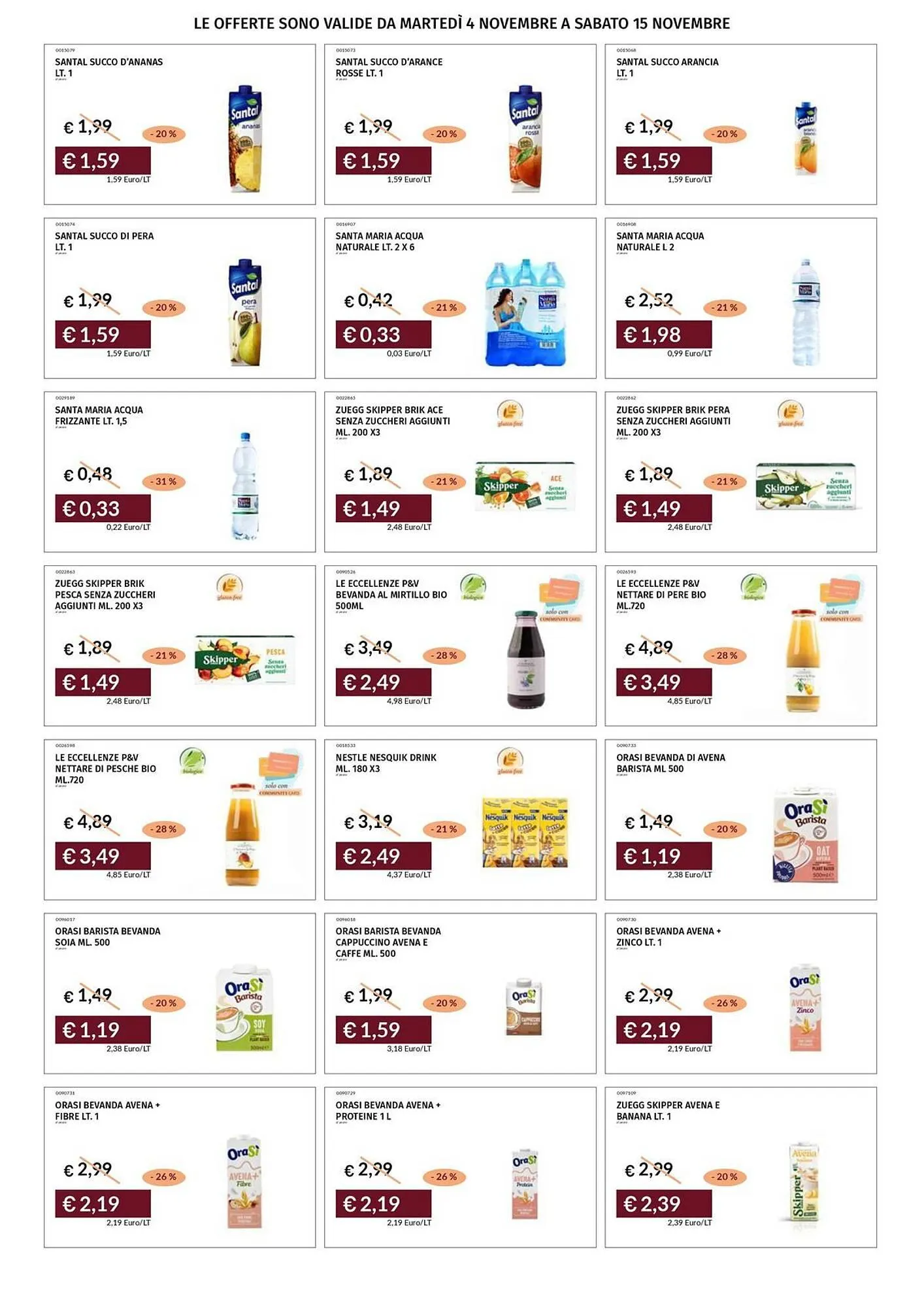 Volantino Prezzemolo e Vitale da 4 novembre a 15 novembre di 2025 - Pagina del volantino 30
