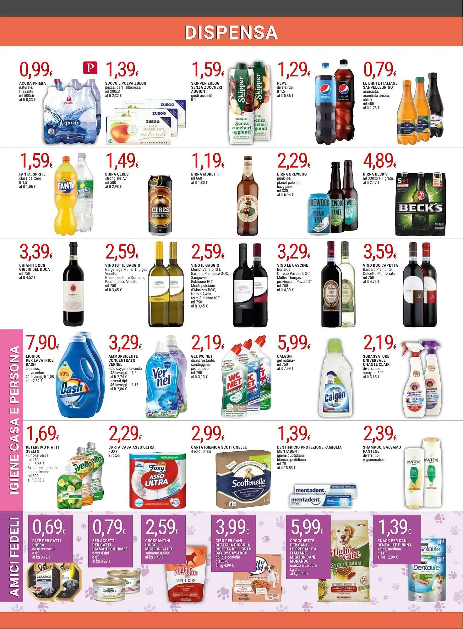 Volantino Doro Supermercati da 16 aprile a 28 aprile di 2024 - Pagina del volantino 7