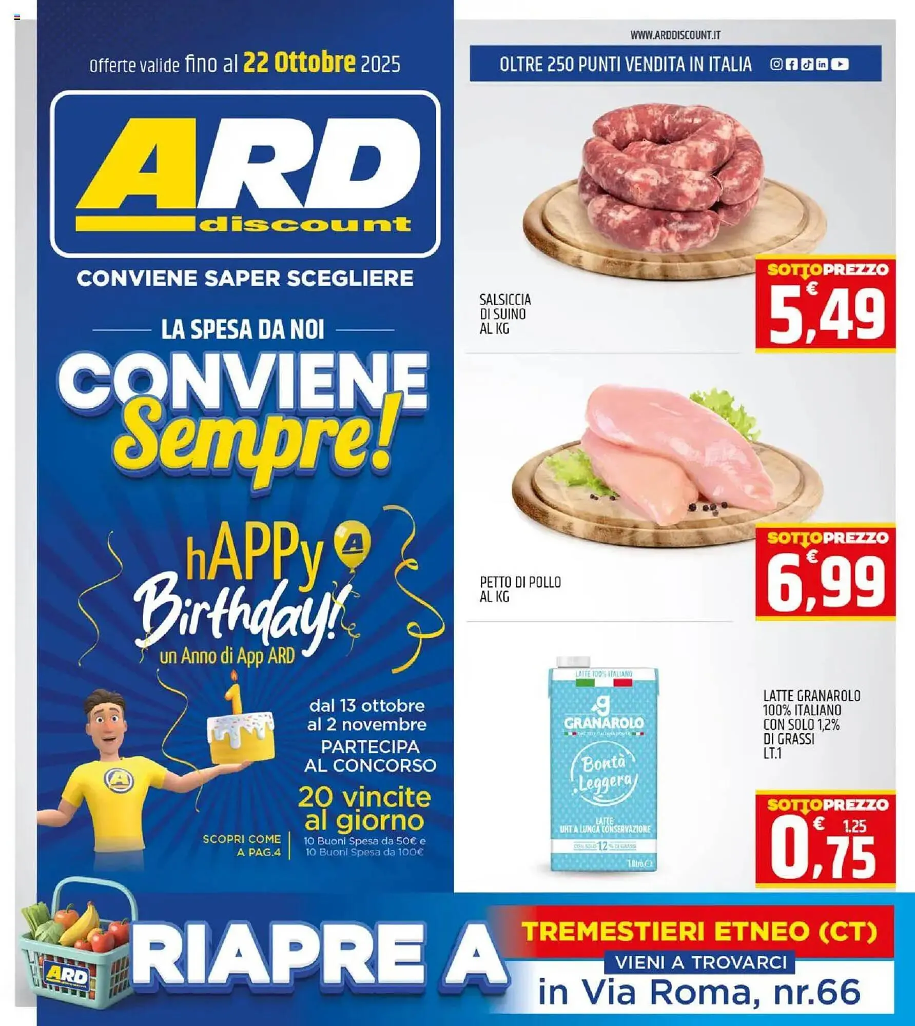 Volantino Ard Discount da 7 ottobre a 22 ottobre di 2025 - Pagina del volantino 1