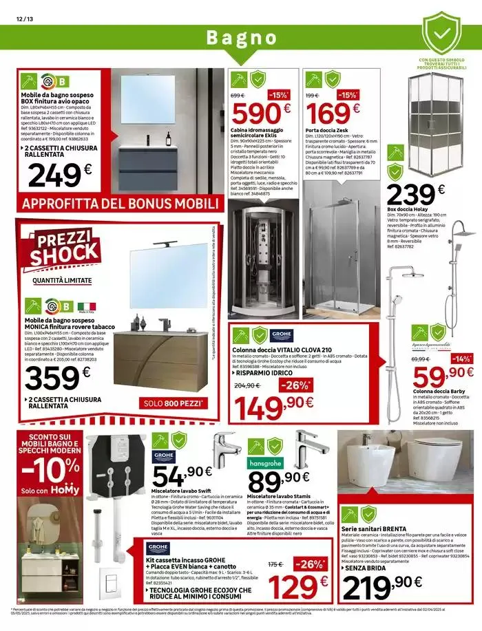 Progetti di primavera da Leroy Merlin! da 2 aprile a 5 maggio di 2025 - Pagina del volantino 12