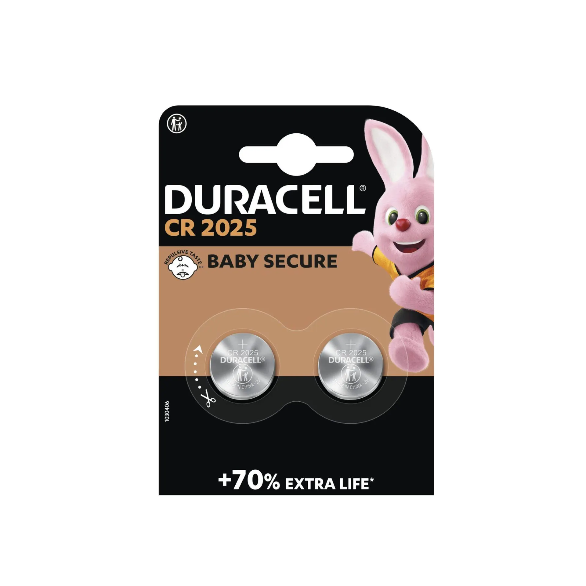 Duracell Pila batteria CR2025 2Pz