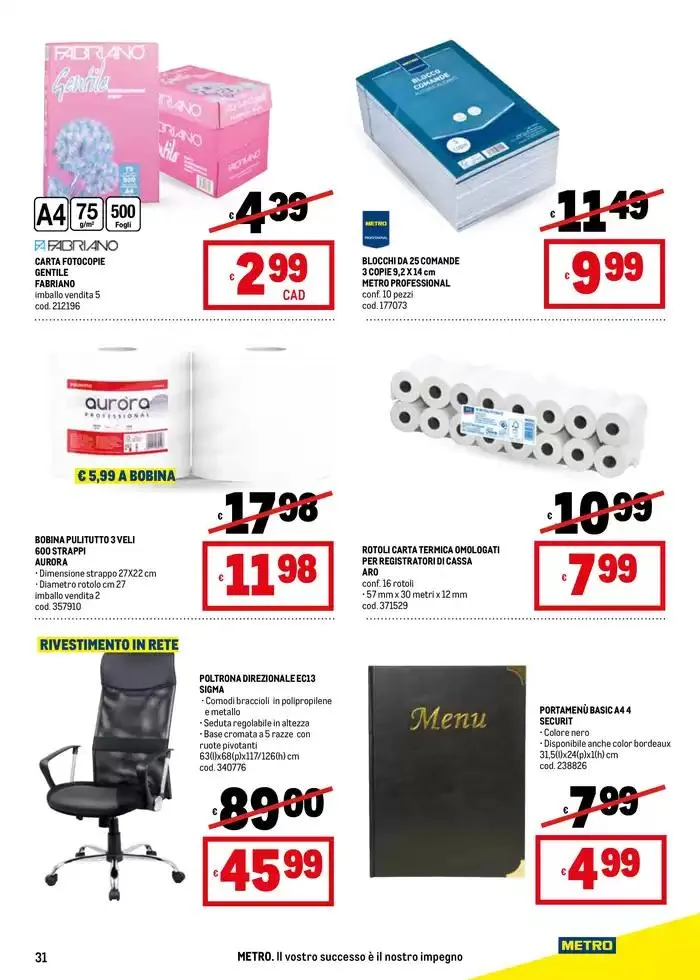 Offerte per te -Area 1 da 20 marzo a 2 aprile di 2025 - Pagina del volantino 31