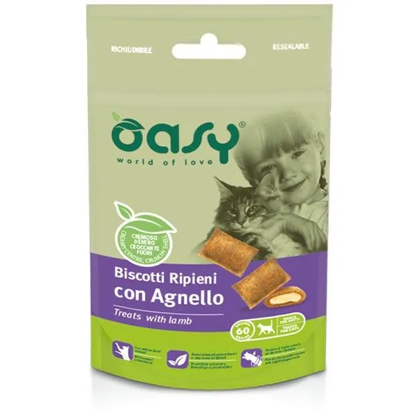 Oasy - Biscotti Ripieni con Agnello