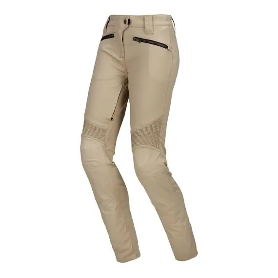 Pantaloni moto da donna Seventyfive Lady Sabbia