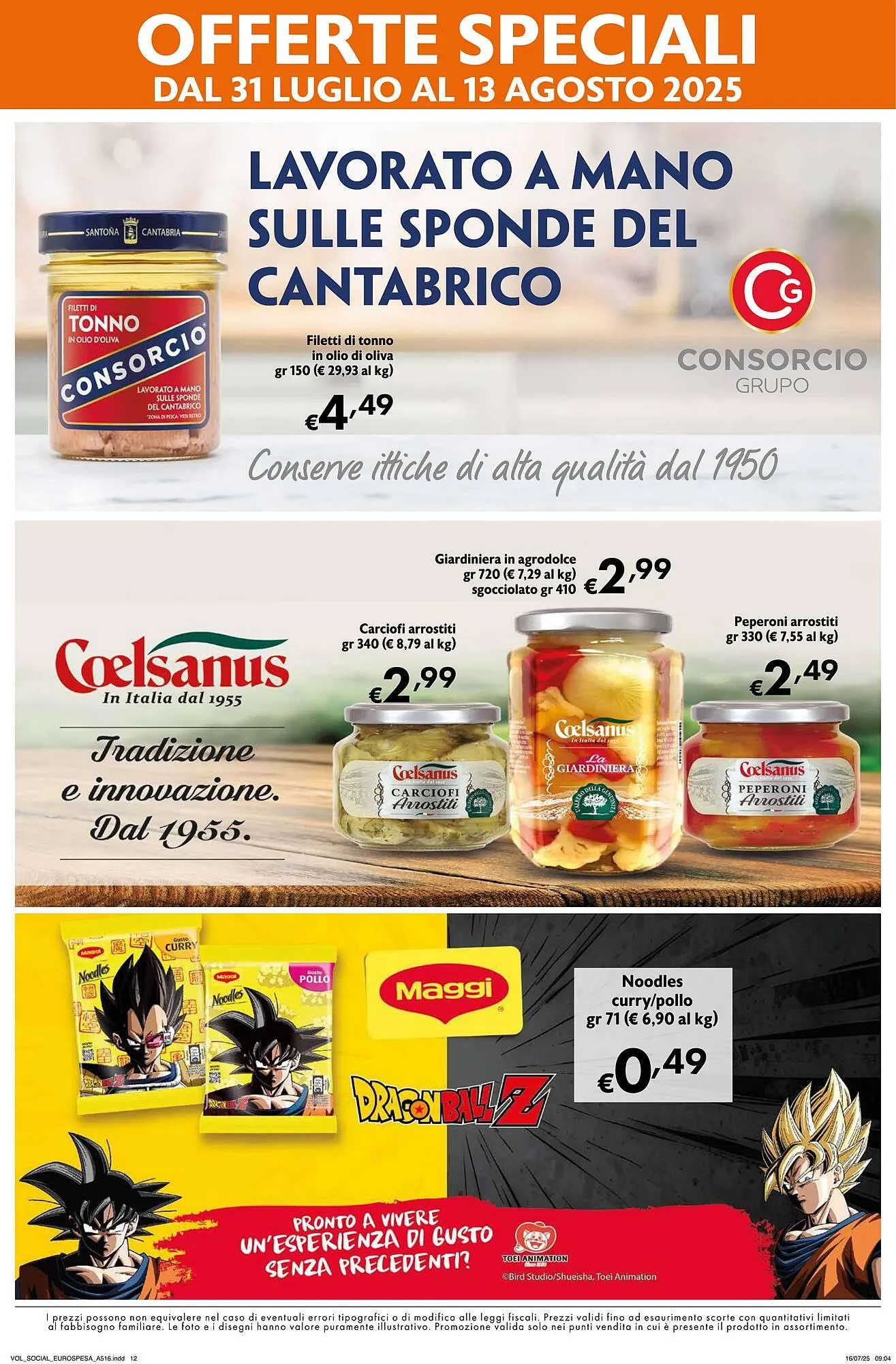 Volantino Eurospesa da 31 luglio a 13 agosto di 2025 - Pagina del volantino 12