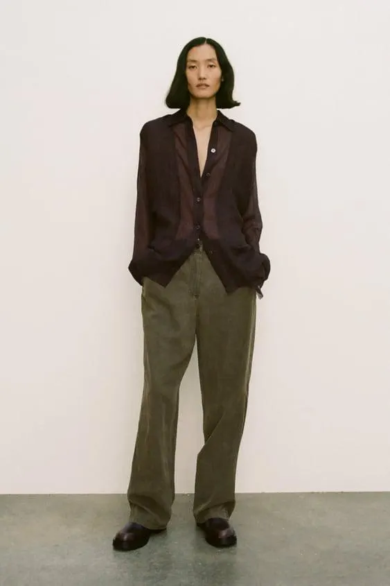 CAMICIA CON STRUTTURA MULTIPOSIZIONE ZW COLLECTION