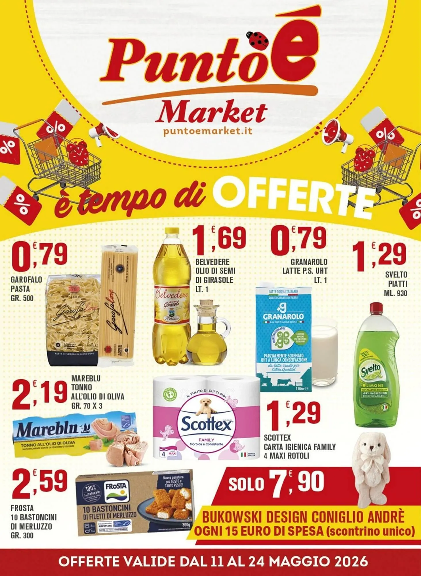 Volantino Punto é market da 11 maggio a 24 maggio di 2026 - Pagina del volantino 1