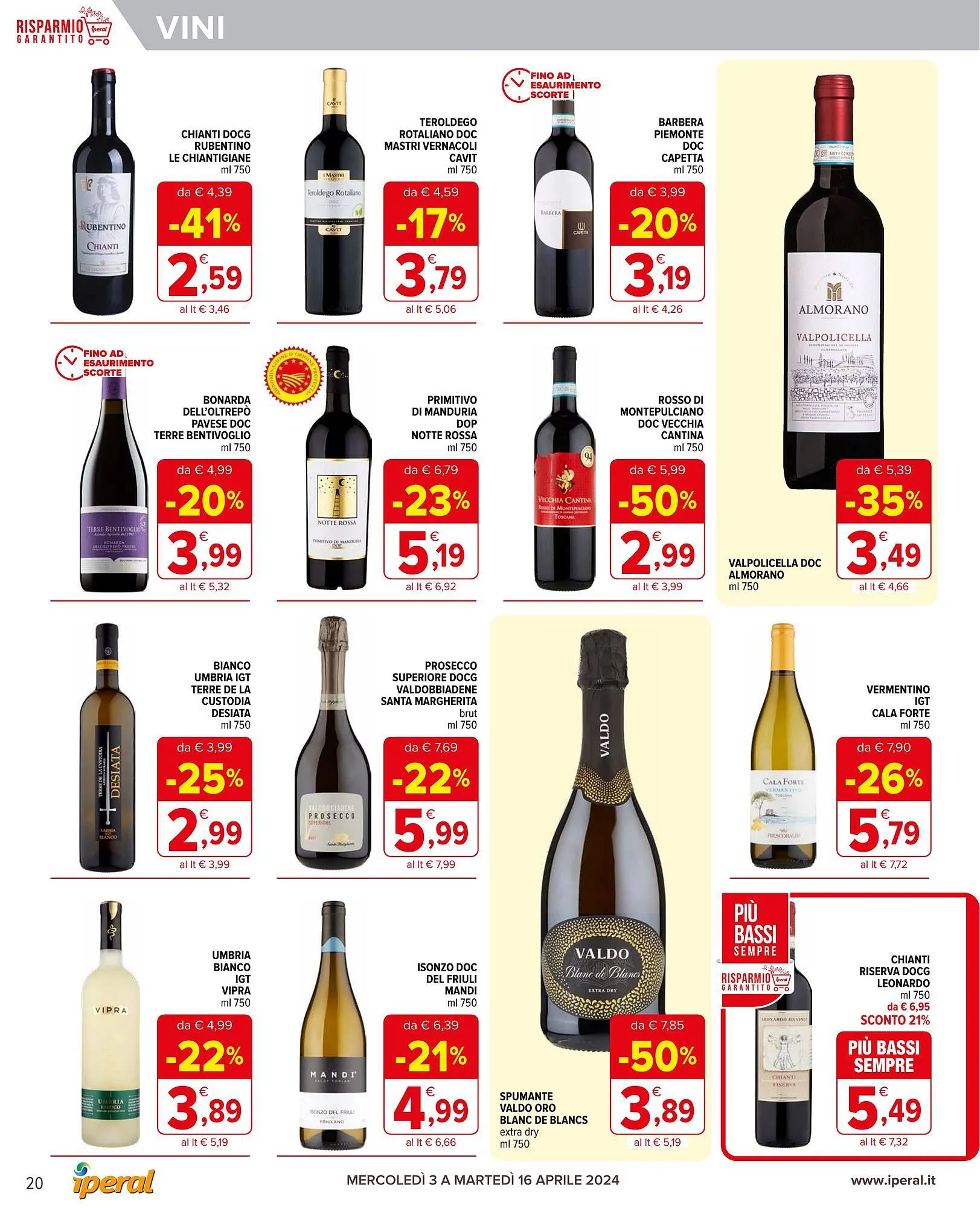 Volantino Iperal da 3 aprile a 16 aprile di 2024 - Pagina del volantino 20