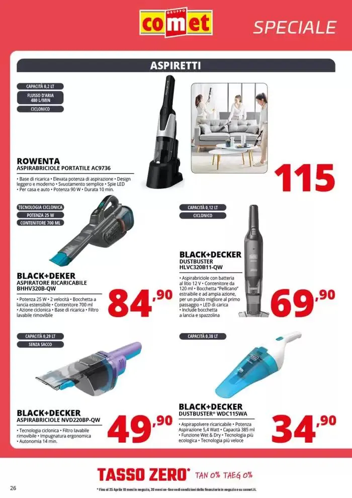 Speciale Piccoli Elettrodomestici! da 17 aprile a 7 maggio di 2025 - Pagina del volantino 26
