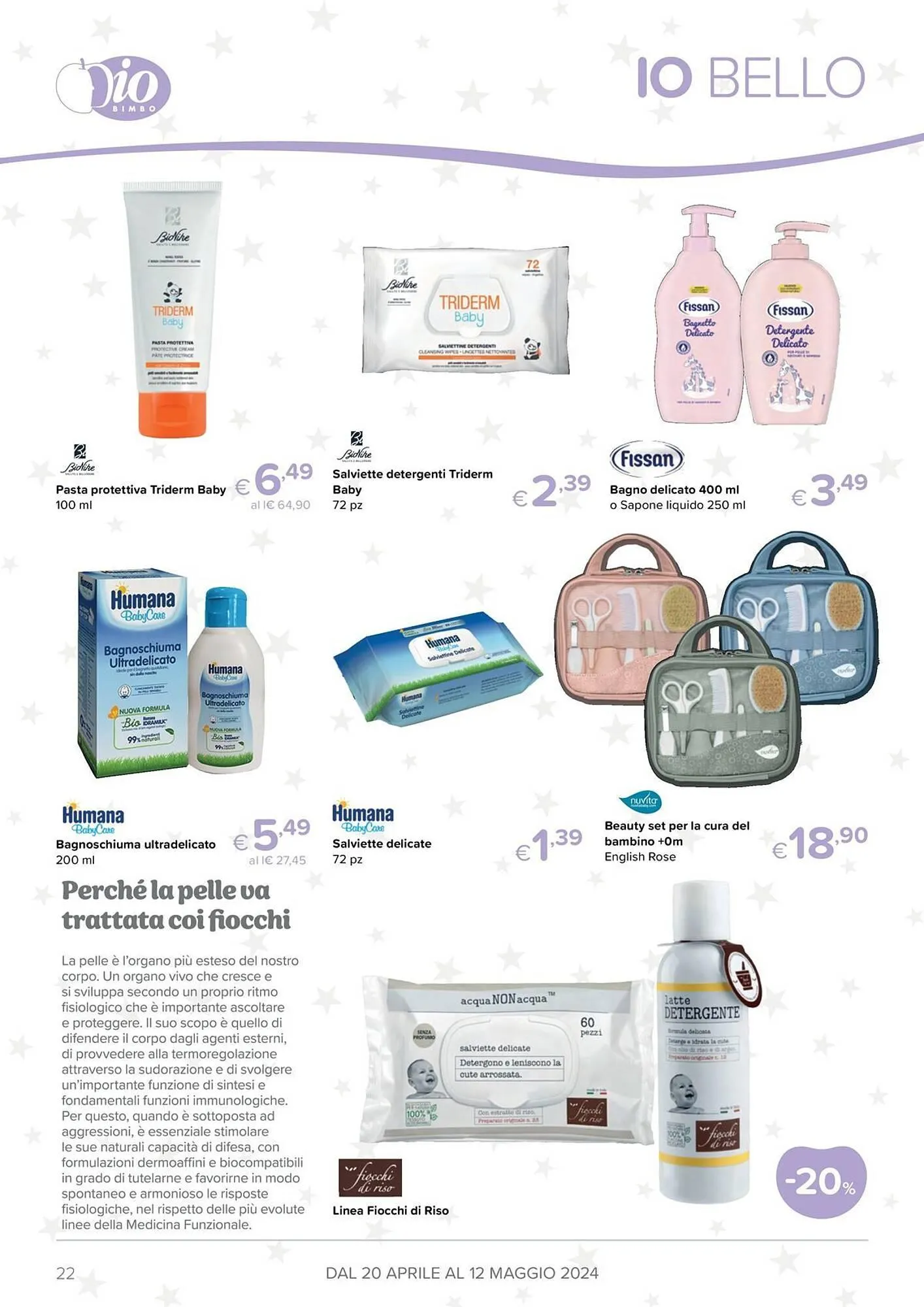 Volantino Io Bimbo da 22 aprile a 12 maggio di 2024 - Pagina del volantino 22