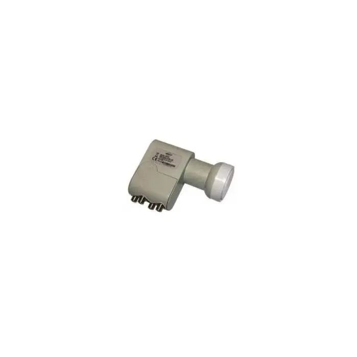 Digiquest LNB 402 Quad convertitori abbassatore di frequenza Low Noise Block (LNB) 10,7 - 12,75 GHz Grigio, Bianco