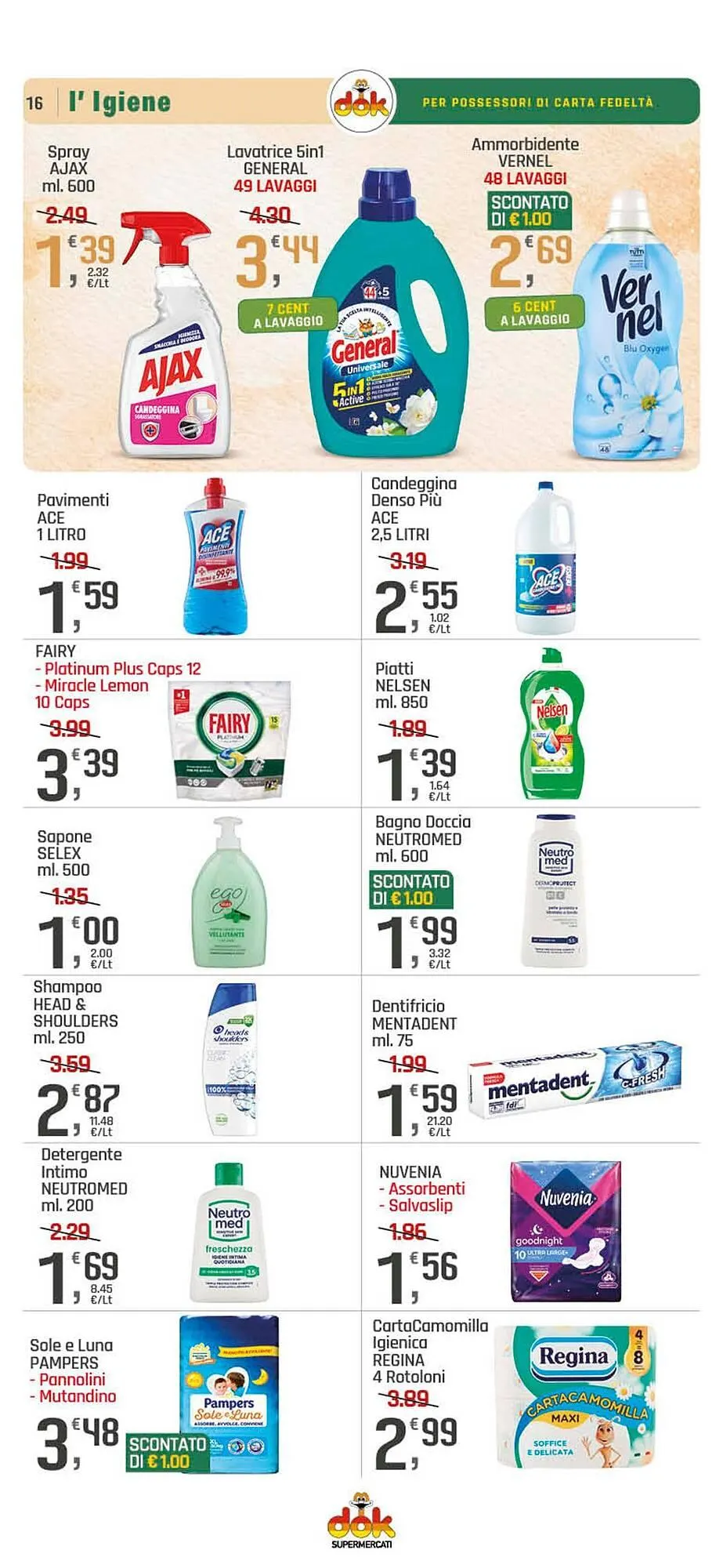 Volantino Supermercati Dok da 4 dicembre a 14 dicembre di 2025 - Pagina del volantino 16