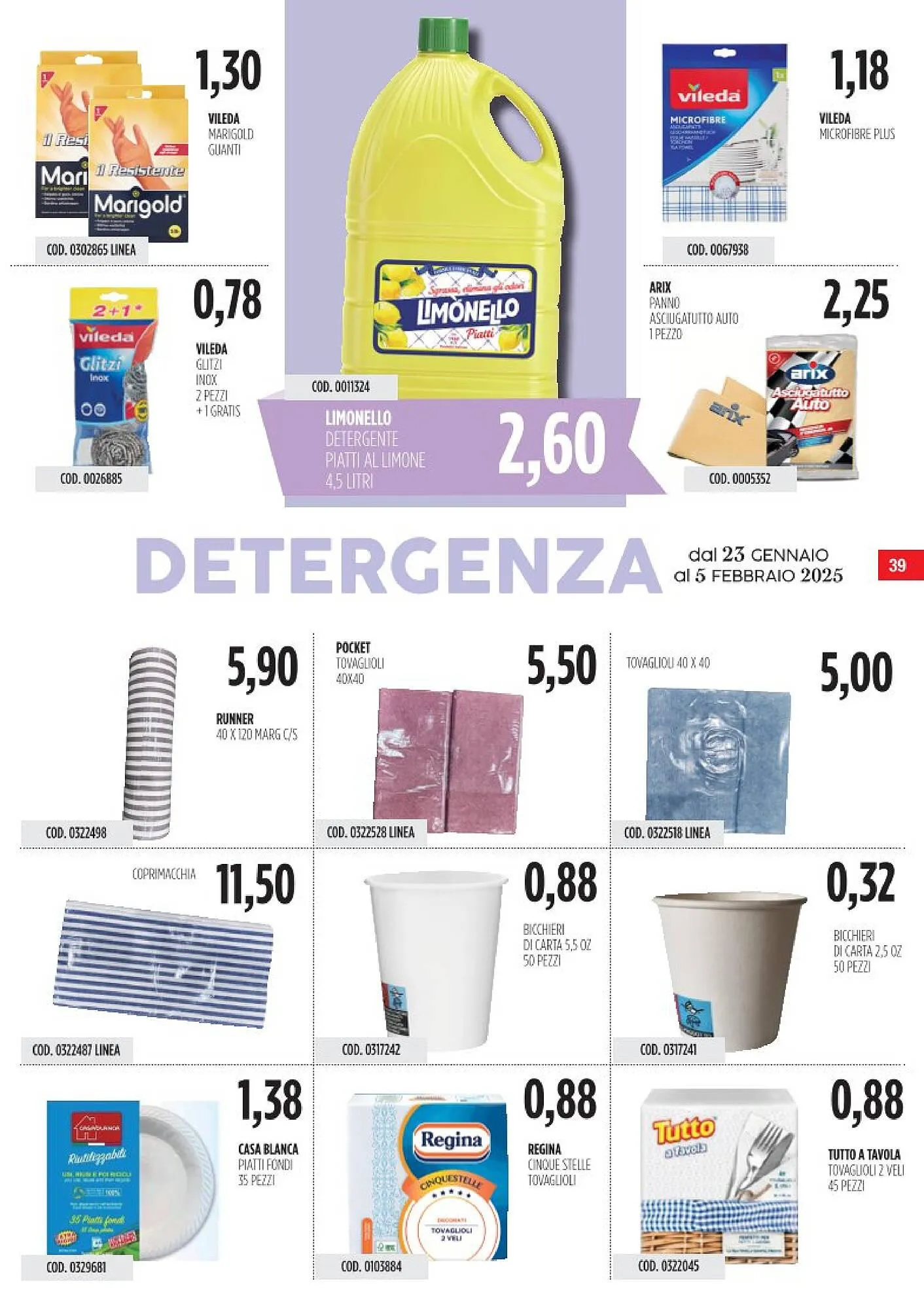 Volantino Carico Cash & Carry da 23 gennaio a 5 febbraio di 2025 - Pagina del volantino 39