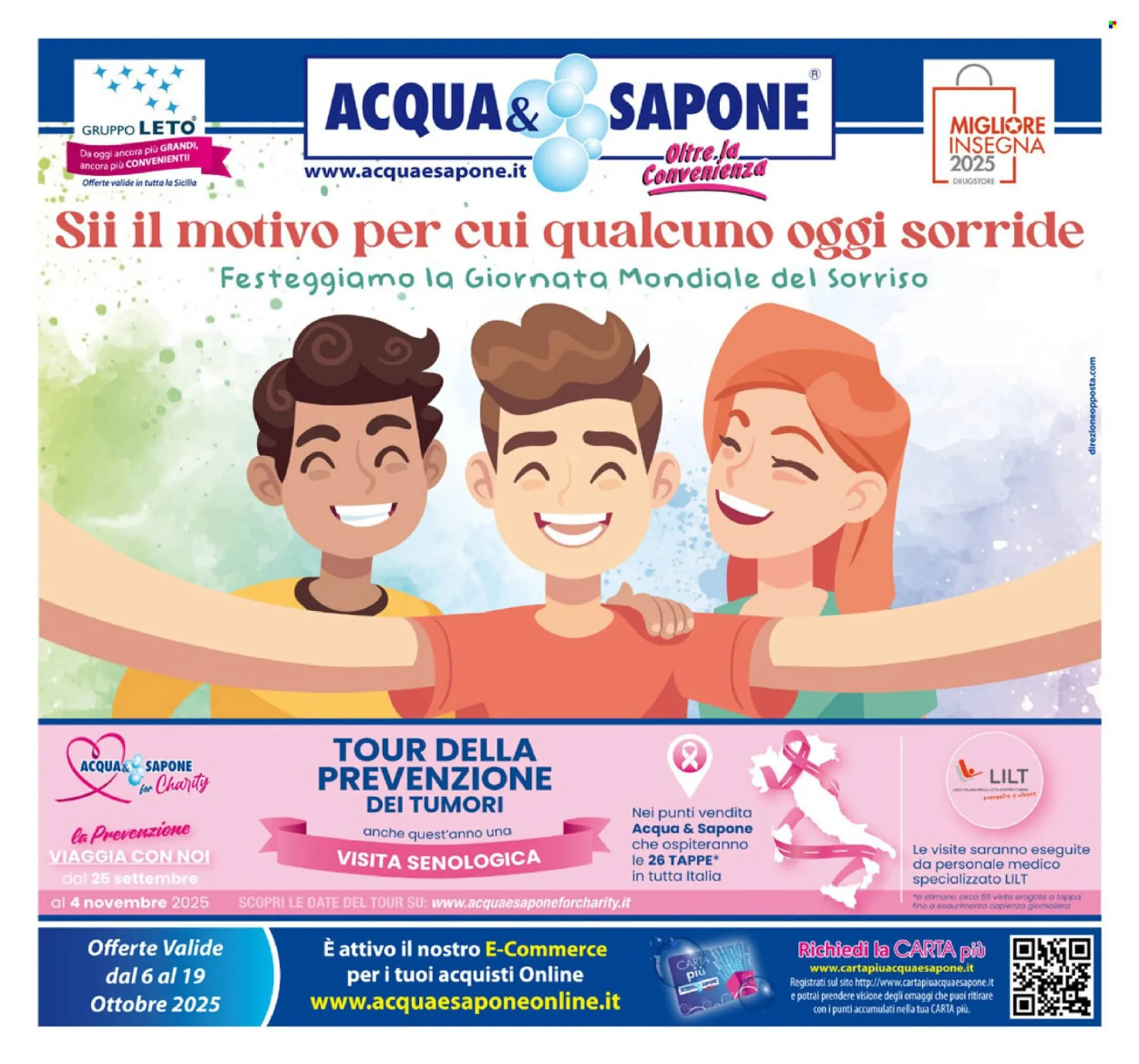 Volantino Acqua & Sapone da 6 ottobre a 19 ottobre di 2025 - Pagina del volantino 1