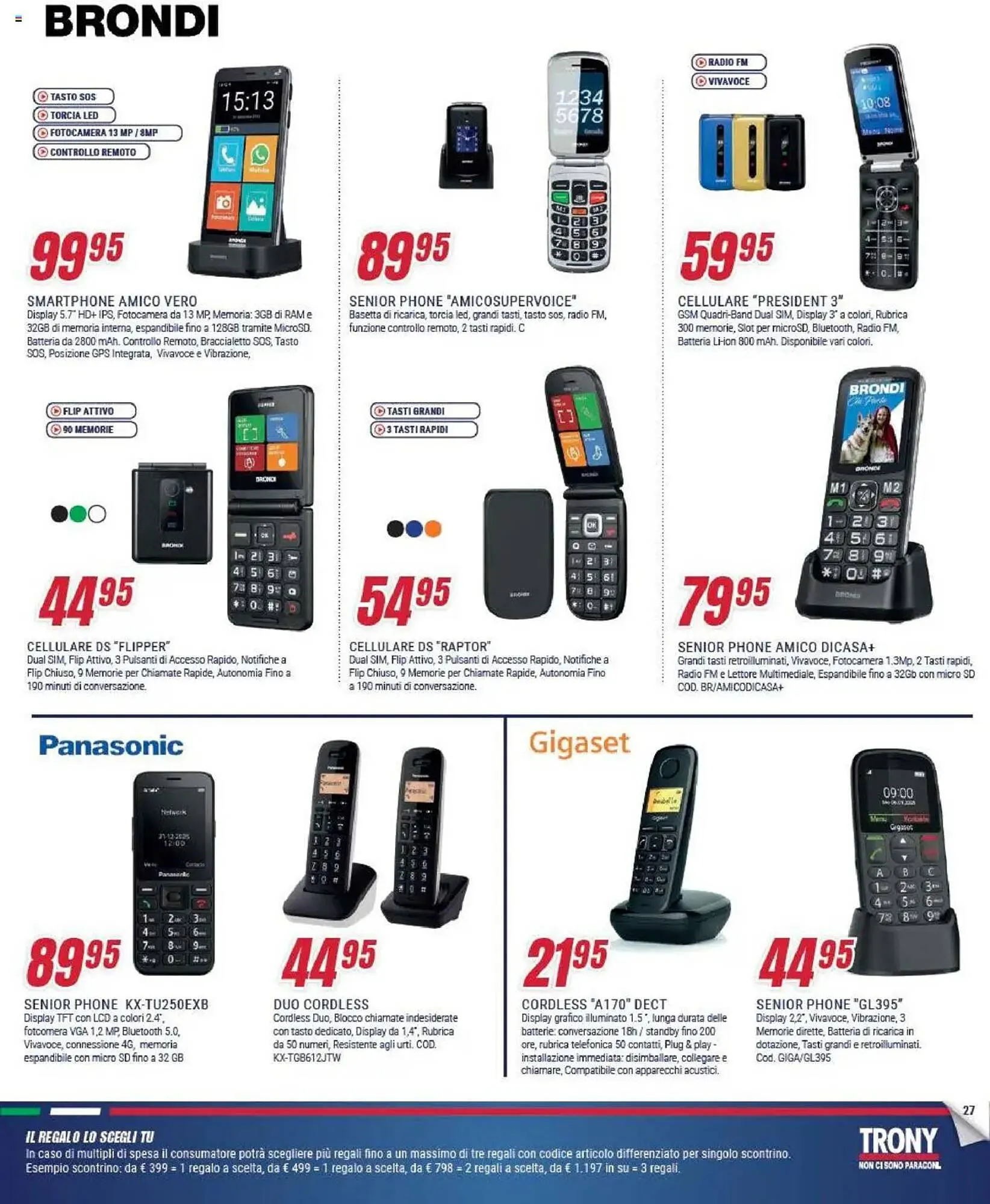 Volantino Trony da 5 settembre a 1 ottobre di 2025 - Pagina del volantino 27