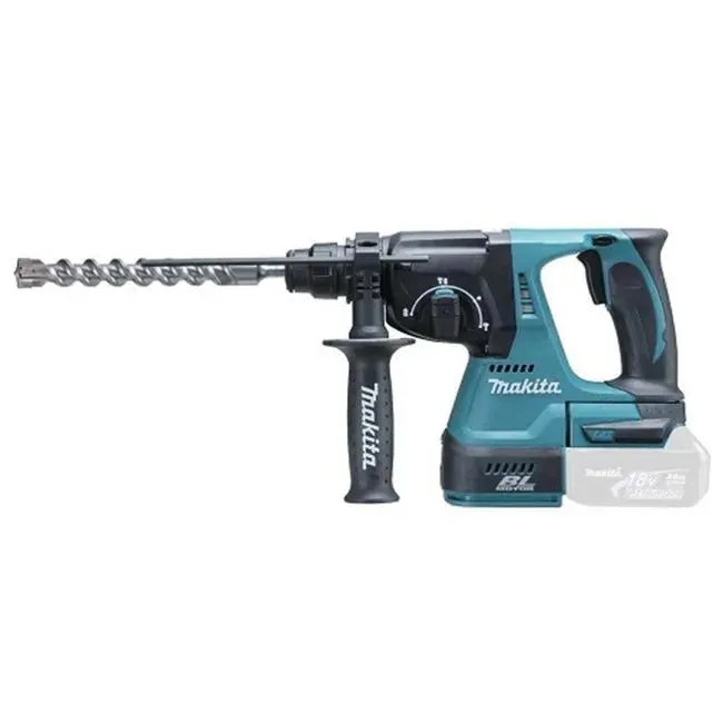 Makita DHR 242 Z Perforateur burineur sans fil 18V, 2,0J, SDS-plus, sans balai solo - sans batterie, sans chargeur