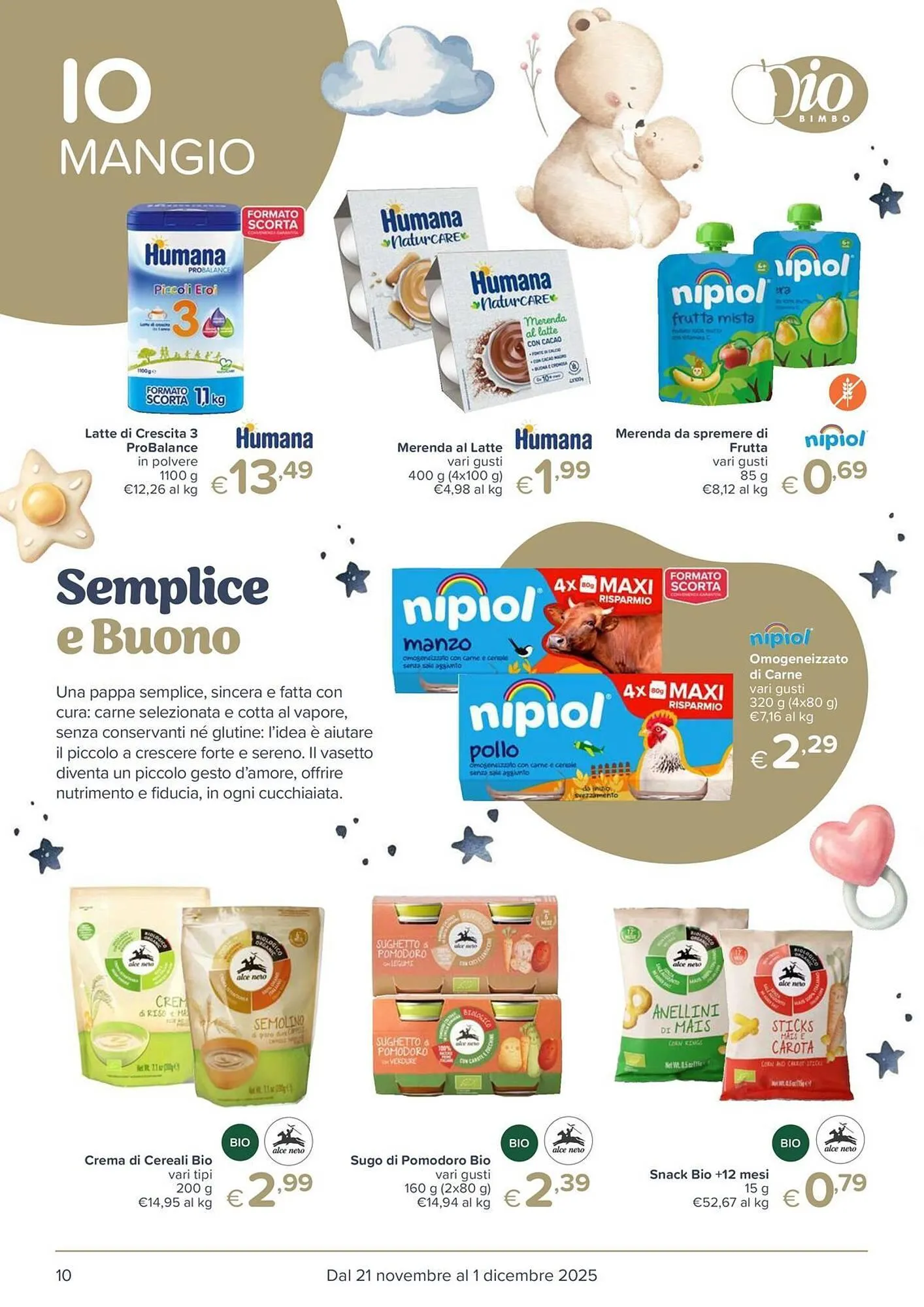 Volantino Io Bimbo da 21 novembre a 1 dicembre di 2025 - Pagina del volantino 10