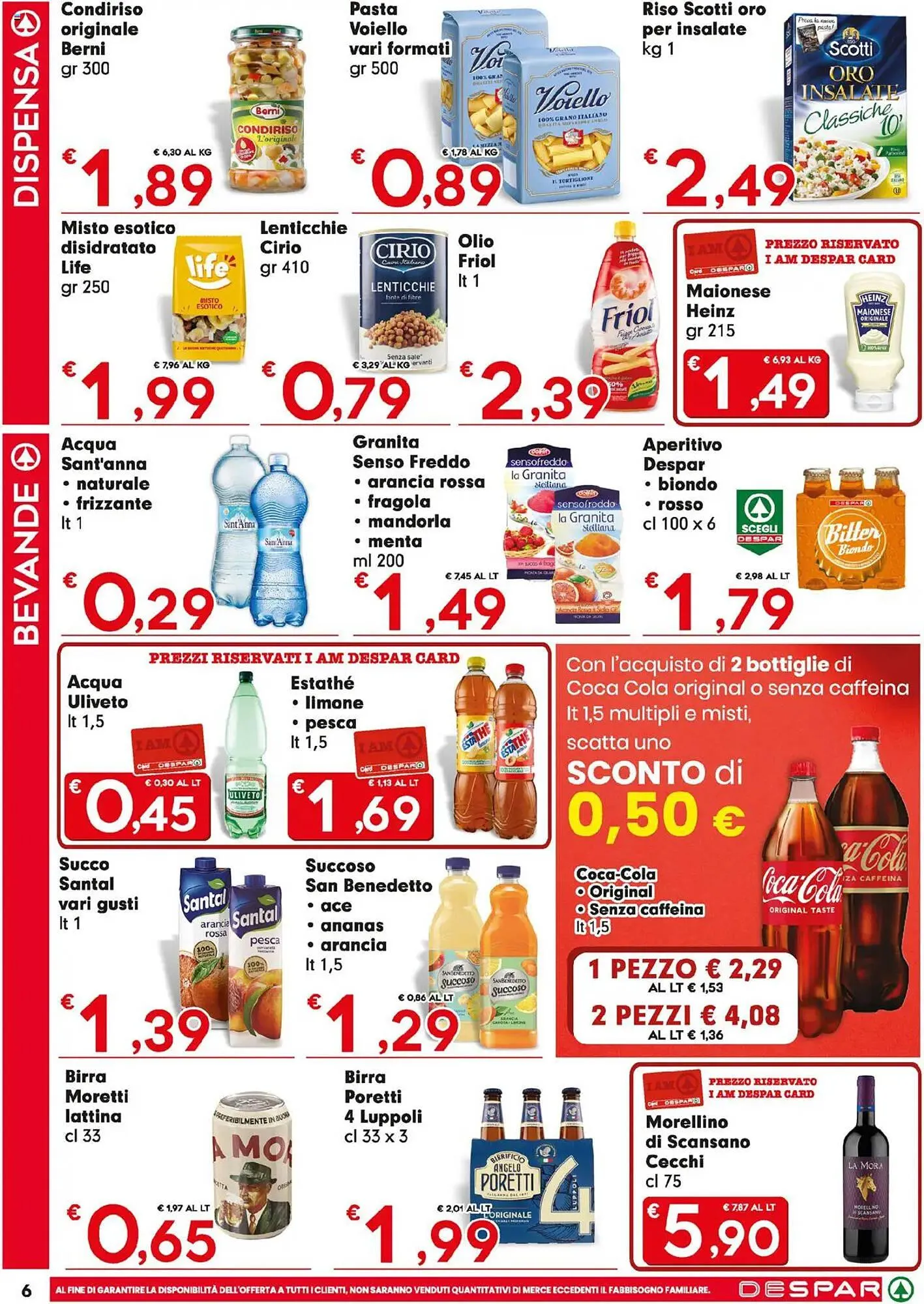 Volantino Despar da 3 luglio a 16 luglio di 2025 - Pagina del volantino 6
