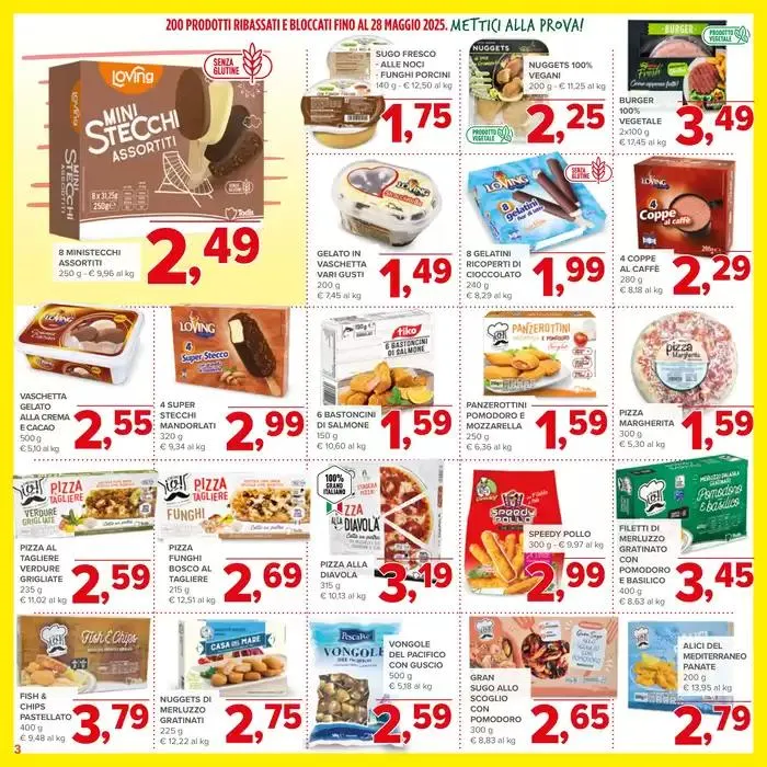200 prodotti ribassati e bloccati da 10 aprile a 28 maggio di 2025 - Pagina del volantino 3