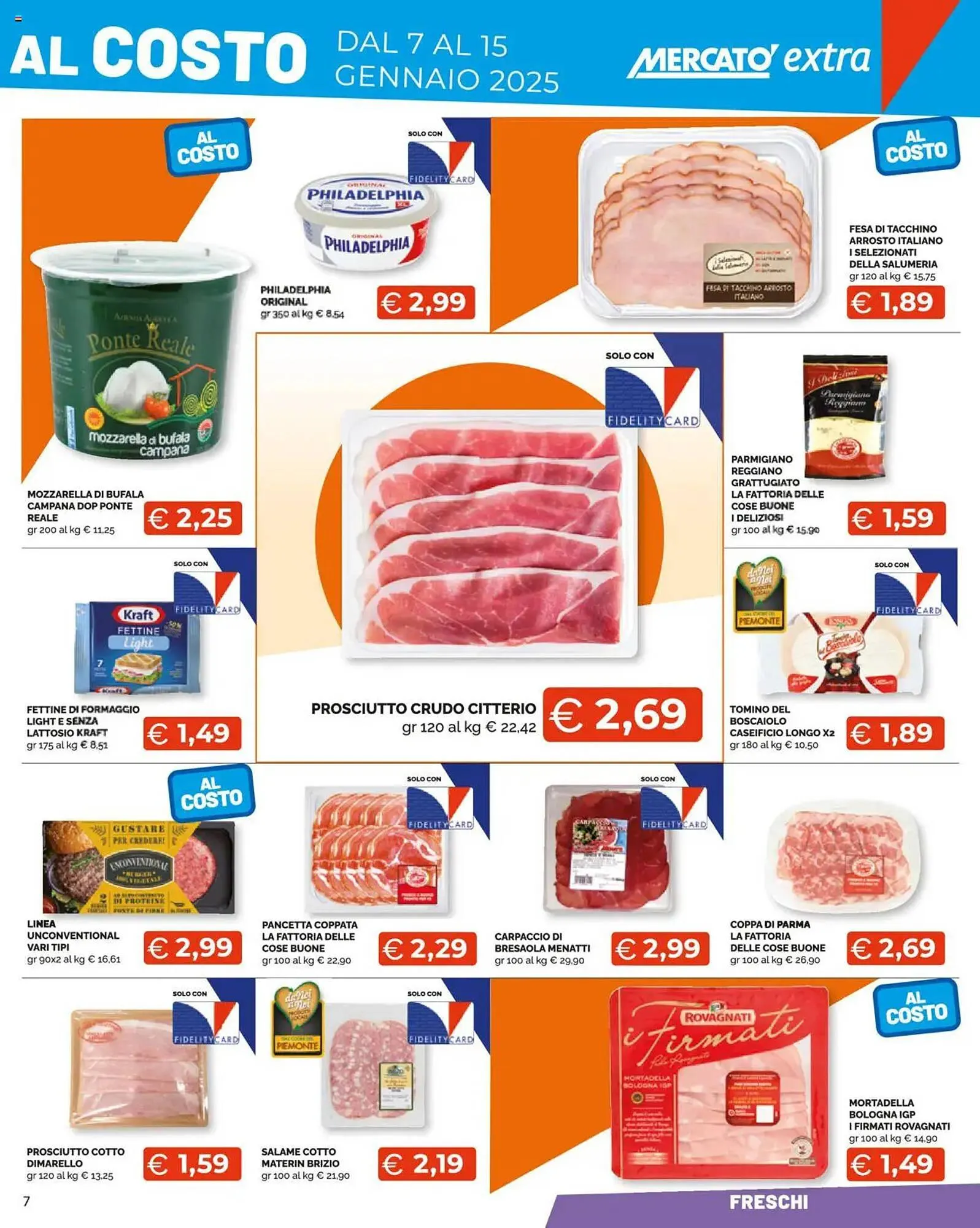 Volantino Mercatò Extra da 7 gennaio a 19 gennaio di 2025 - Pagina del volantino 7